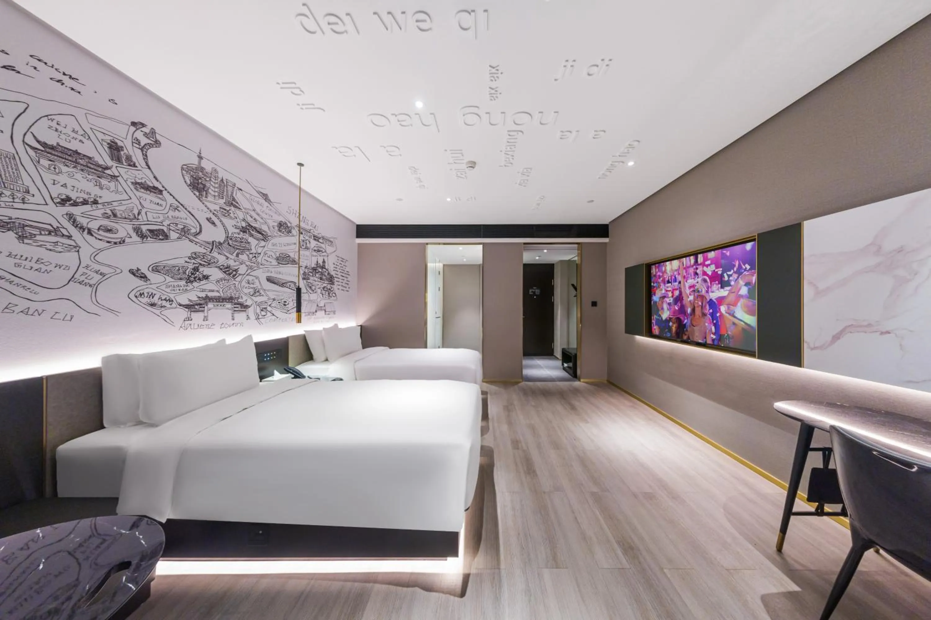 Photo of the whole room, Bed in Shanghai Lianhang Road Pujiang Town CitiGO Hotel