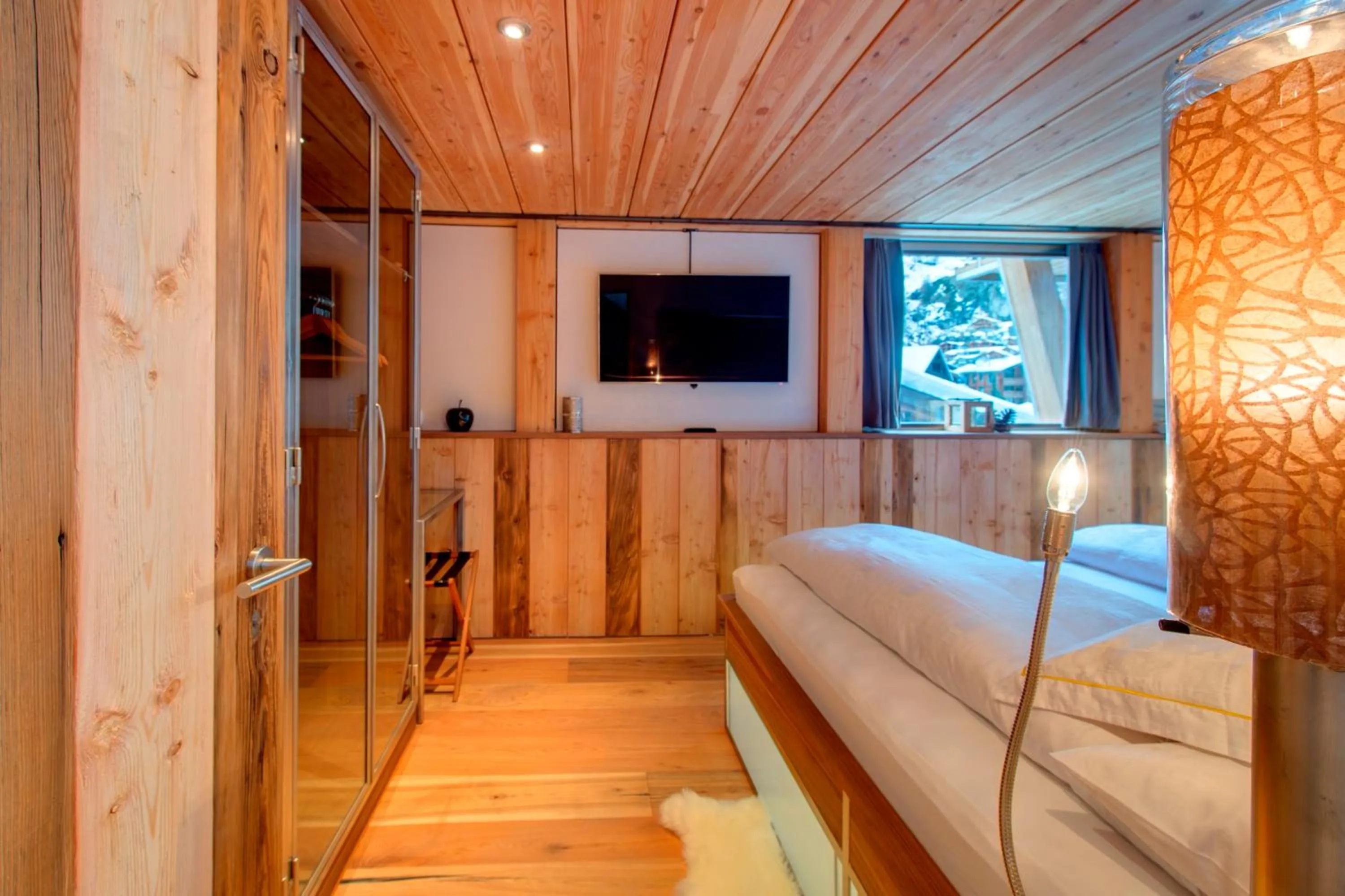 Bedroom in Backstage Hotel Chalet Rooms