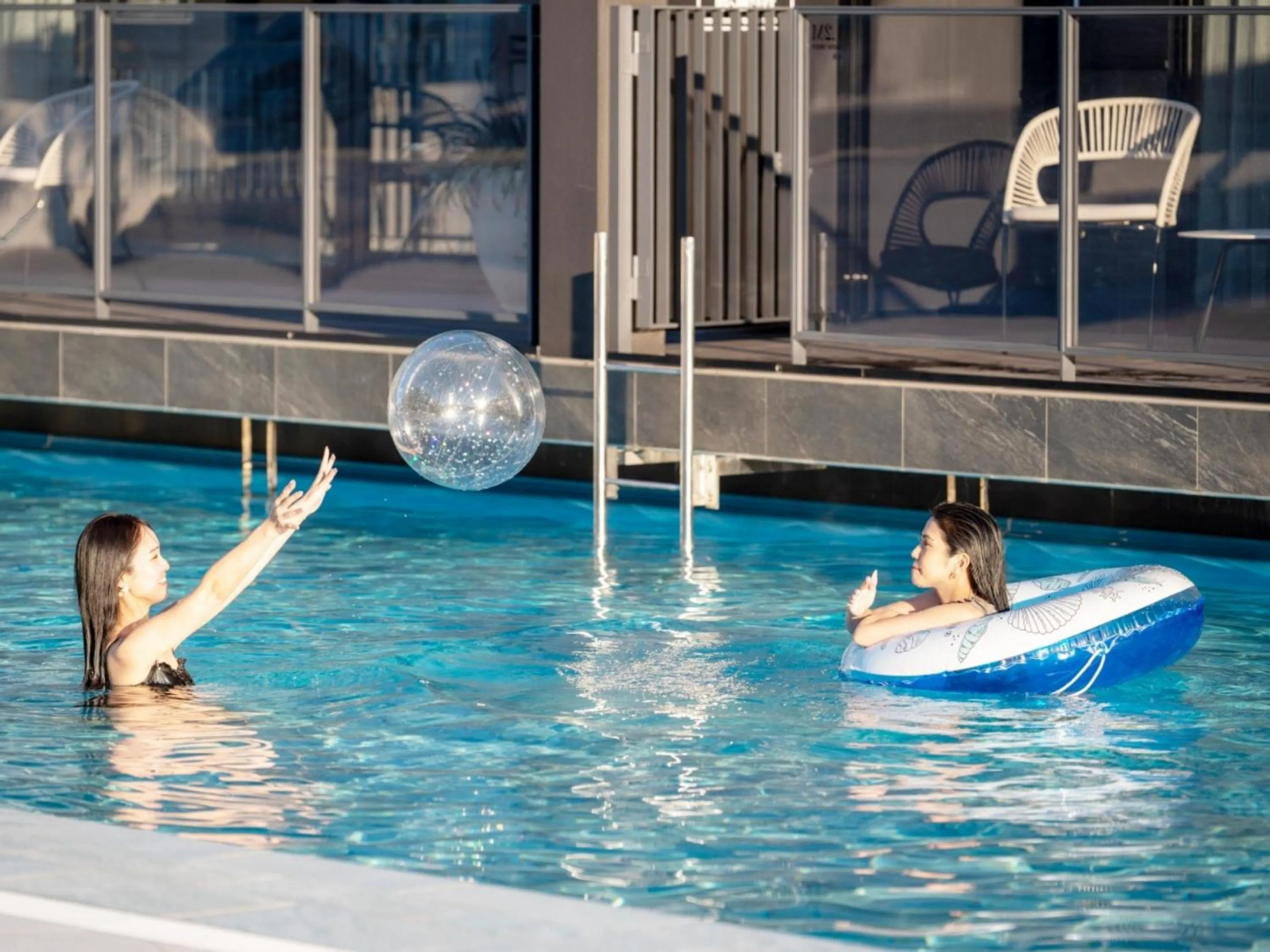 Pool view in FIVE SPRING RESORT THE SHIRAHAMA