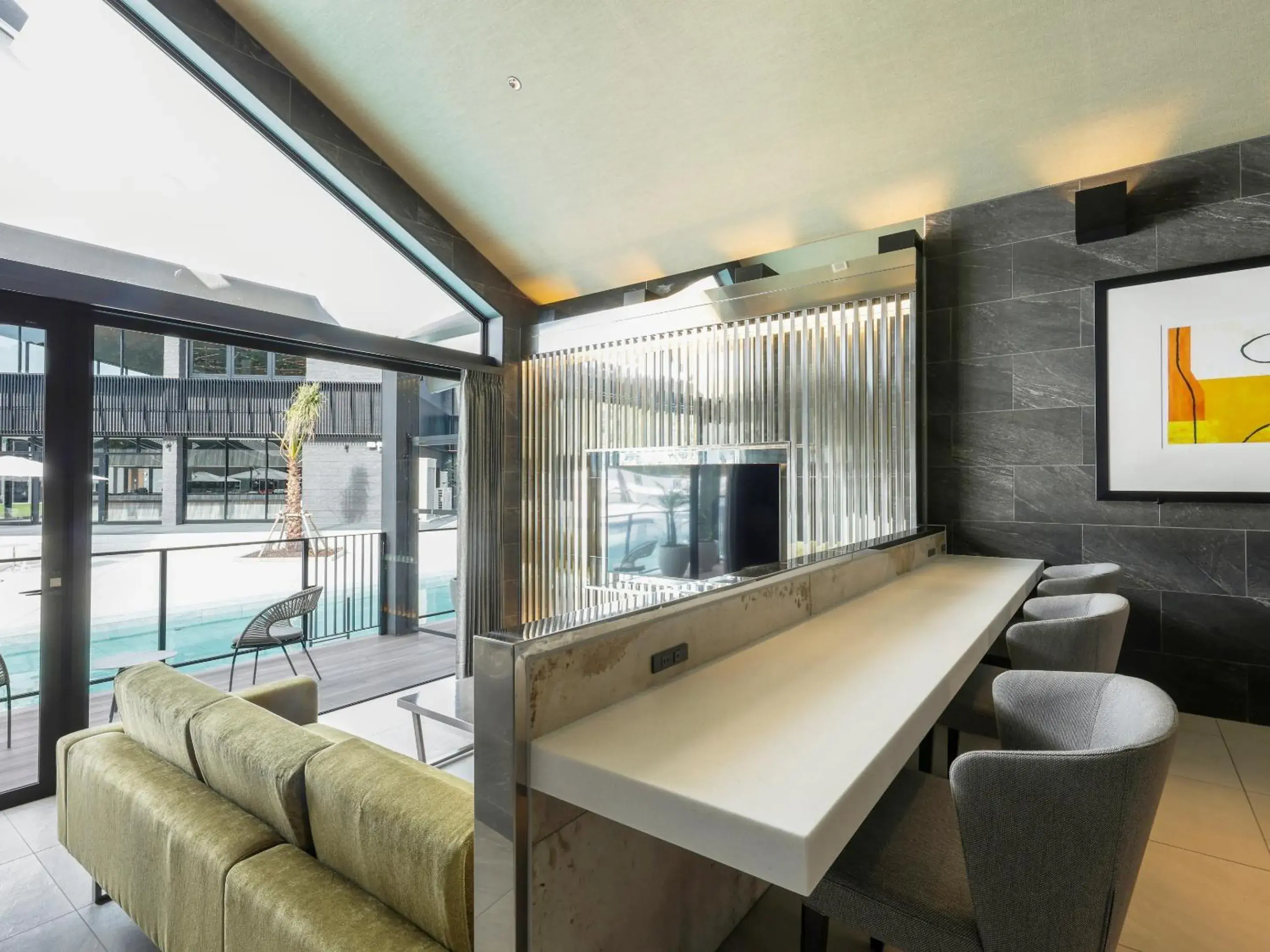 Twin Room with Pool View - single occupancy in FIVE SPRING RESORT THE SHIRAHAMA Twin Room with Pool View - single occupancy in FIVE SPRING RESORT THE SHIRAHAMA