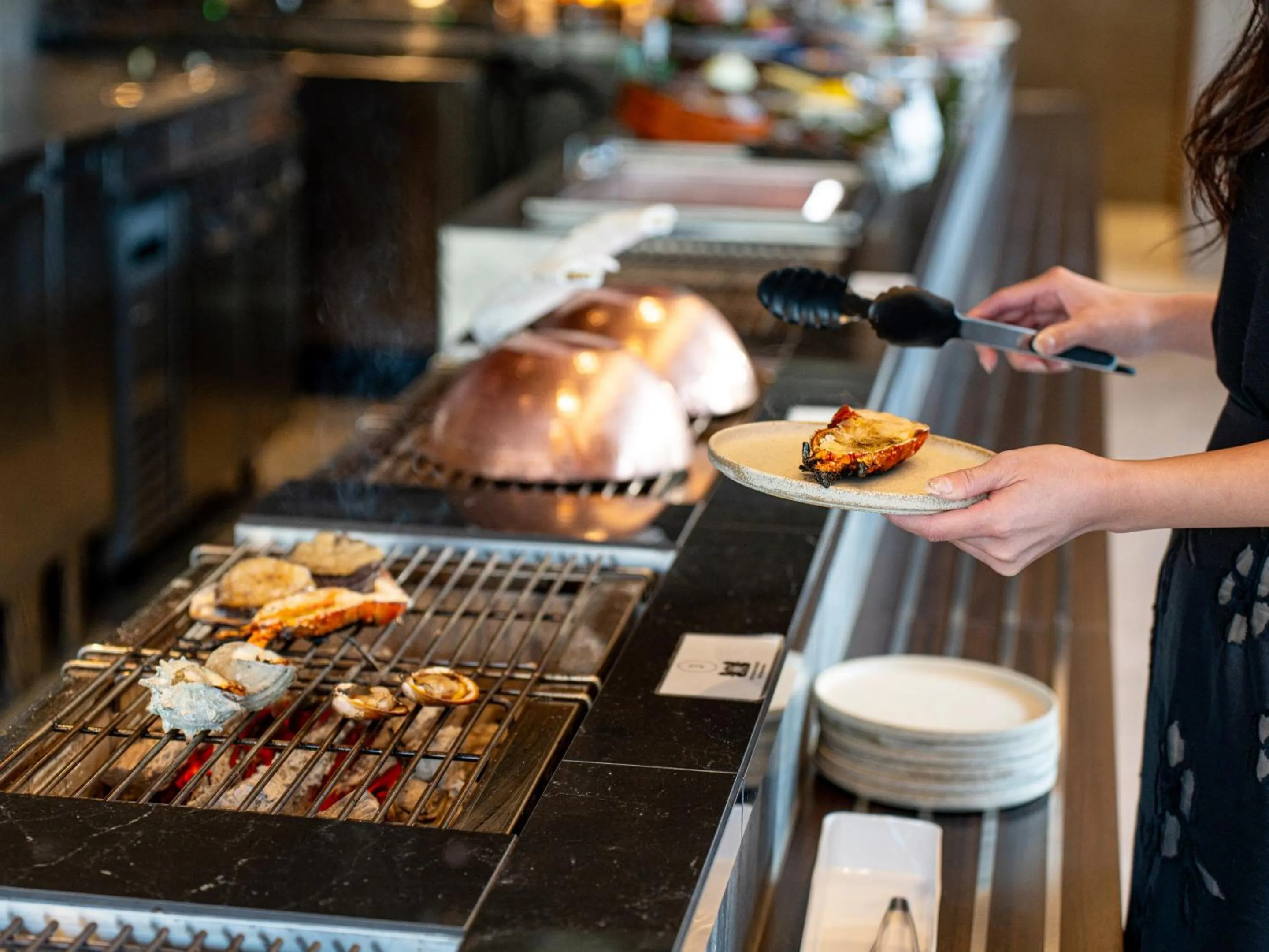 Breakfast in FIVE SPRING RESORT THE SHIRAHAMA