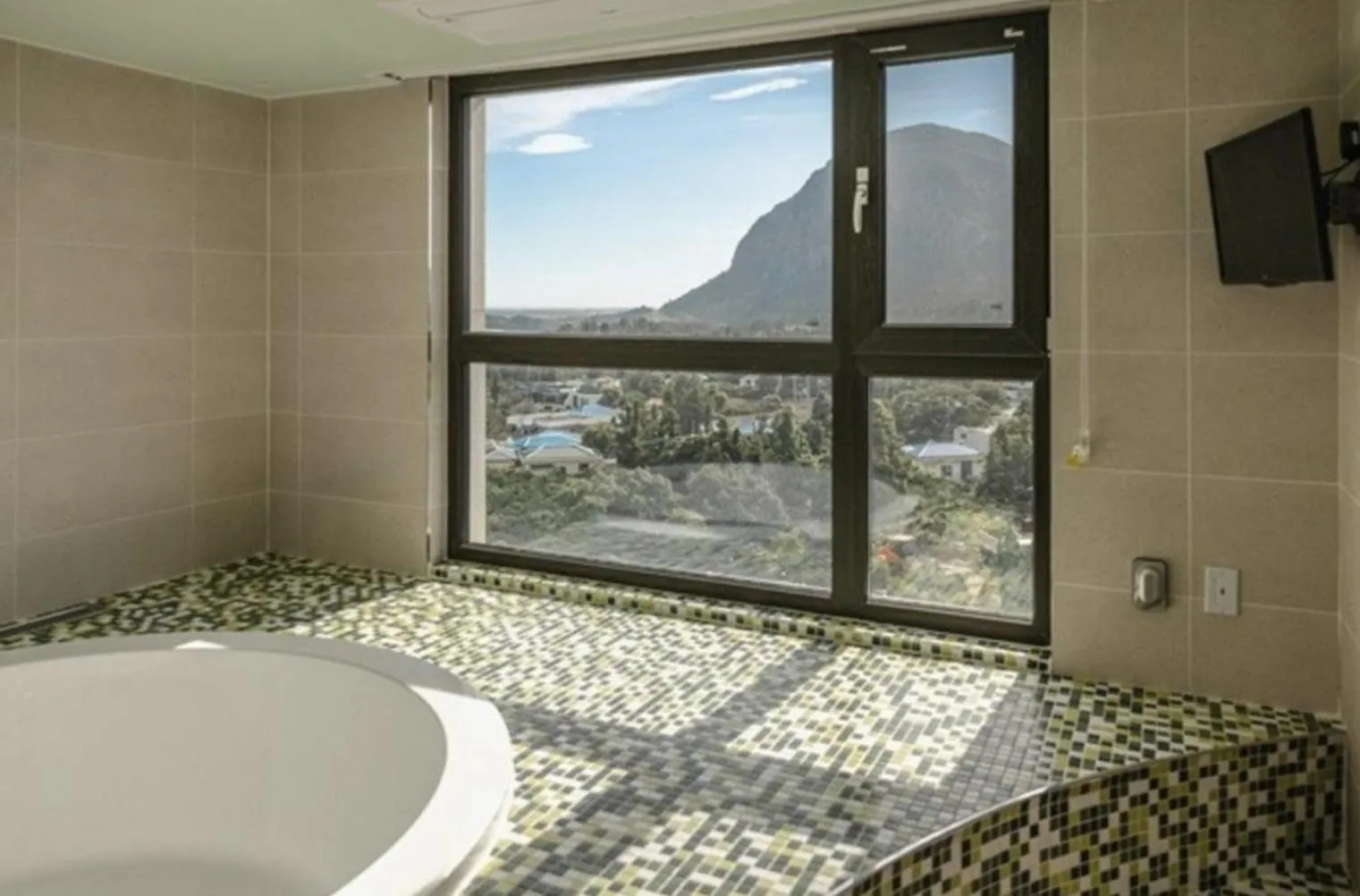 Bed in Lemain Hotel Seogwipo