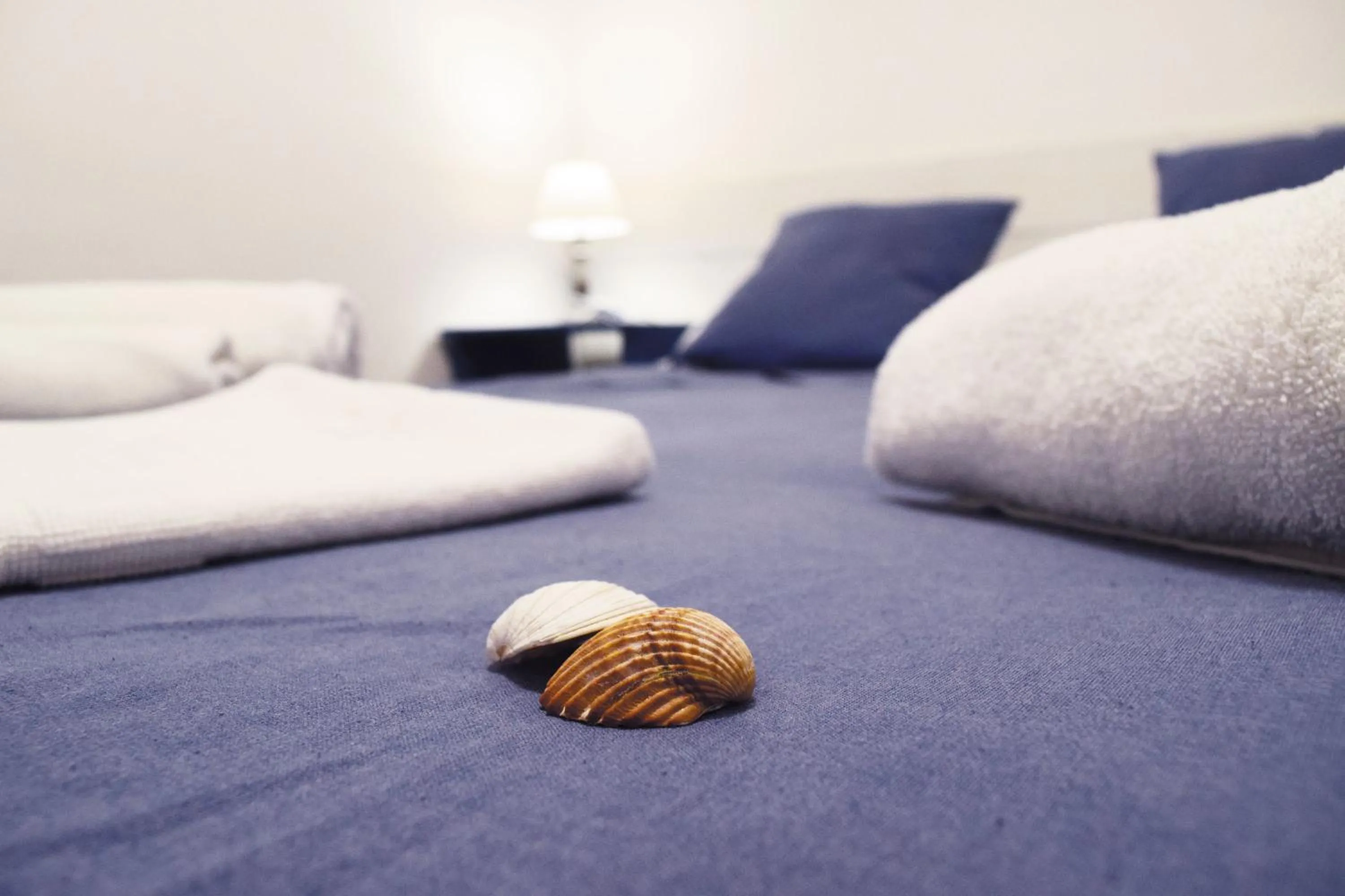 Decorative detail, Bed in Blue Barcelona