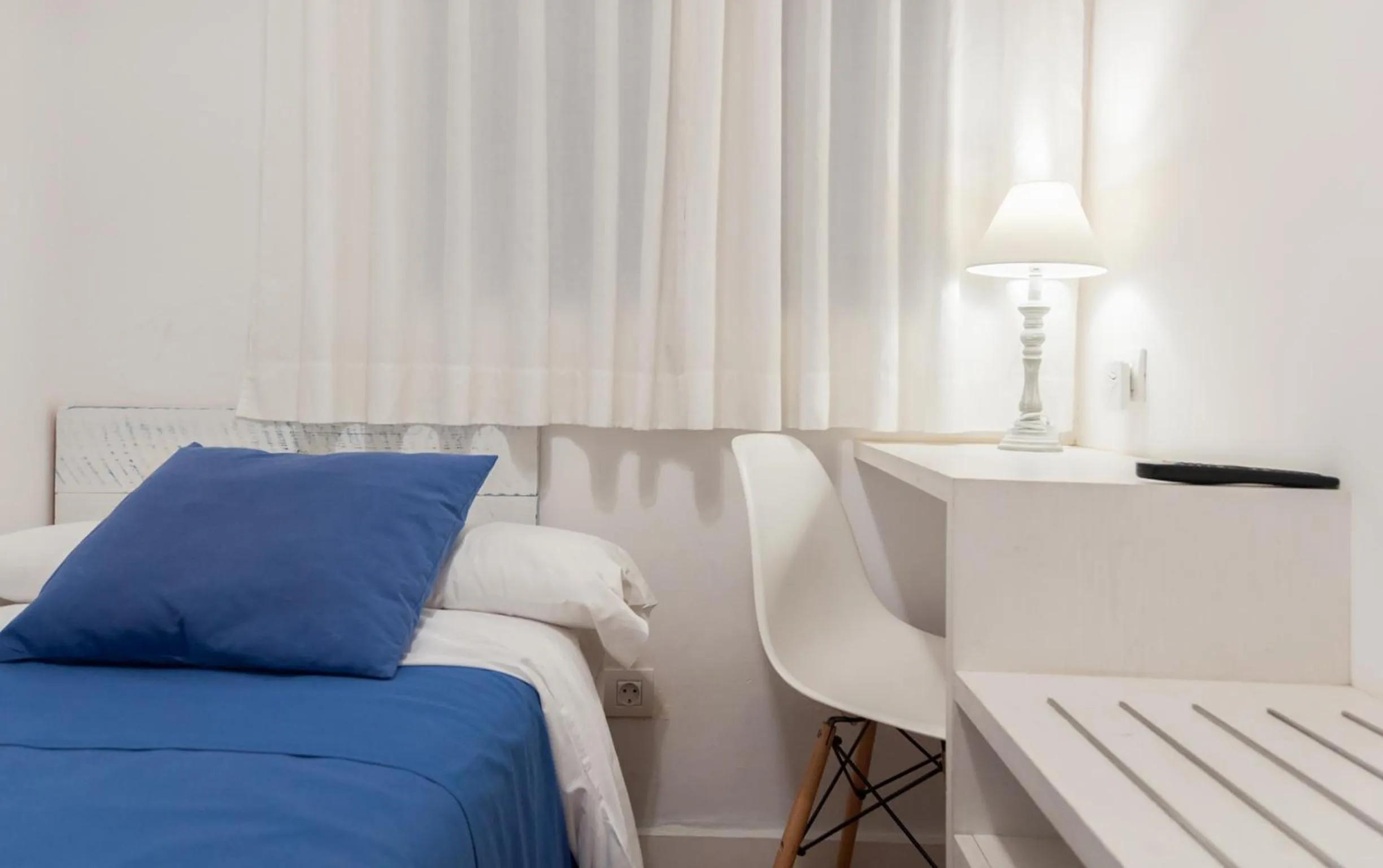 Decorative detail, Bed in Blue Barcelona