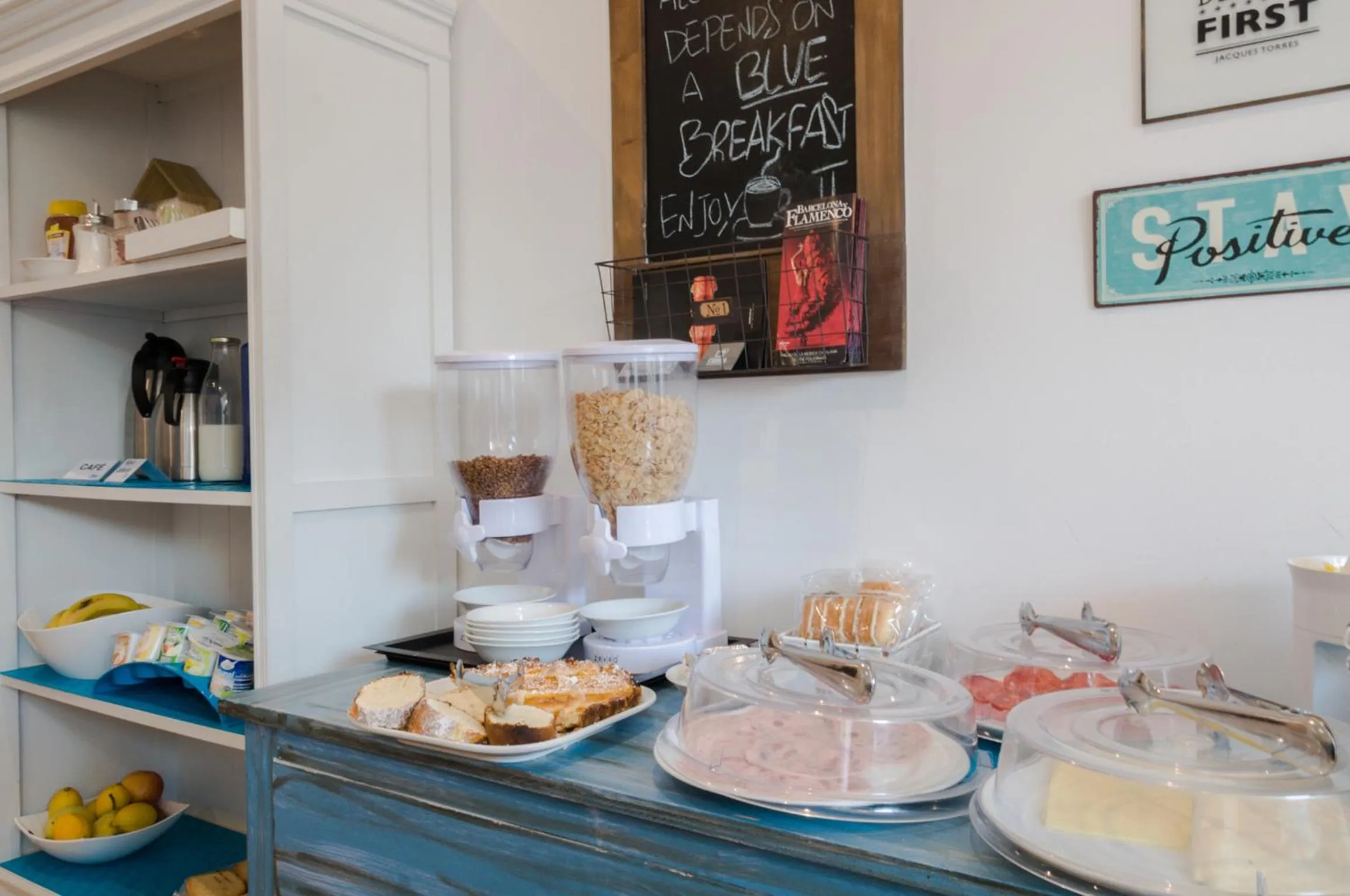 Food in Blue Barcelona