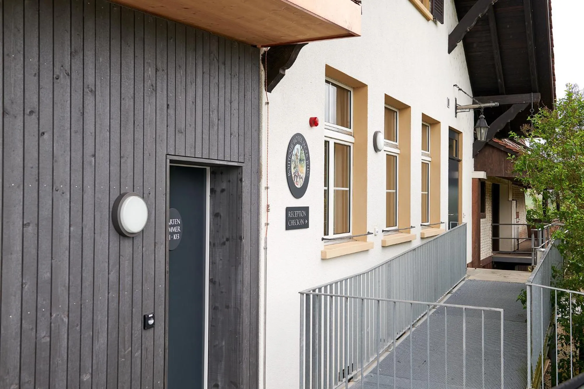 Property building in Hotel Jäger Jeuss - Murten - Self-Check-in