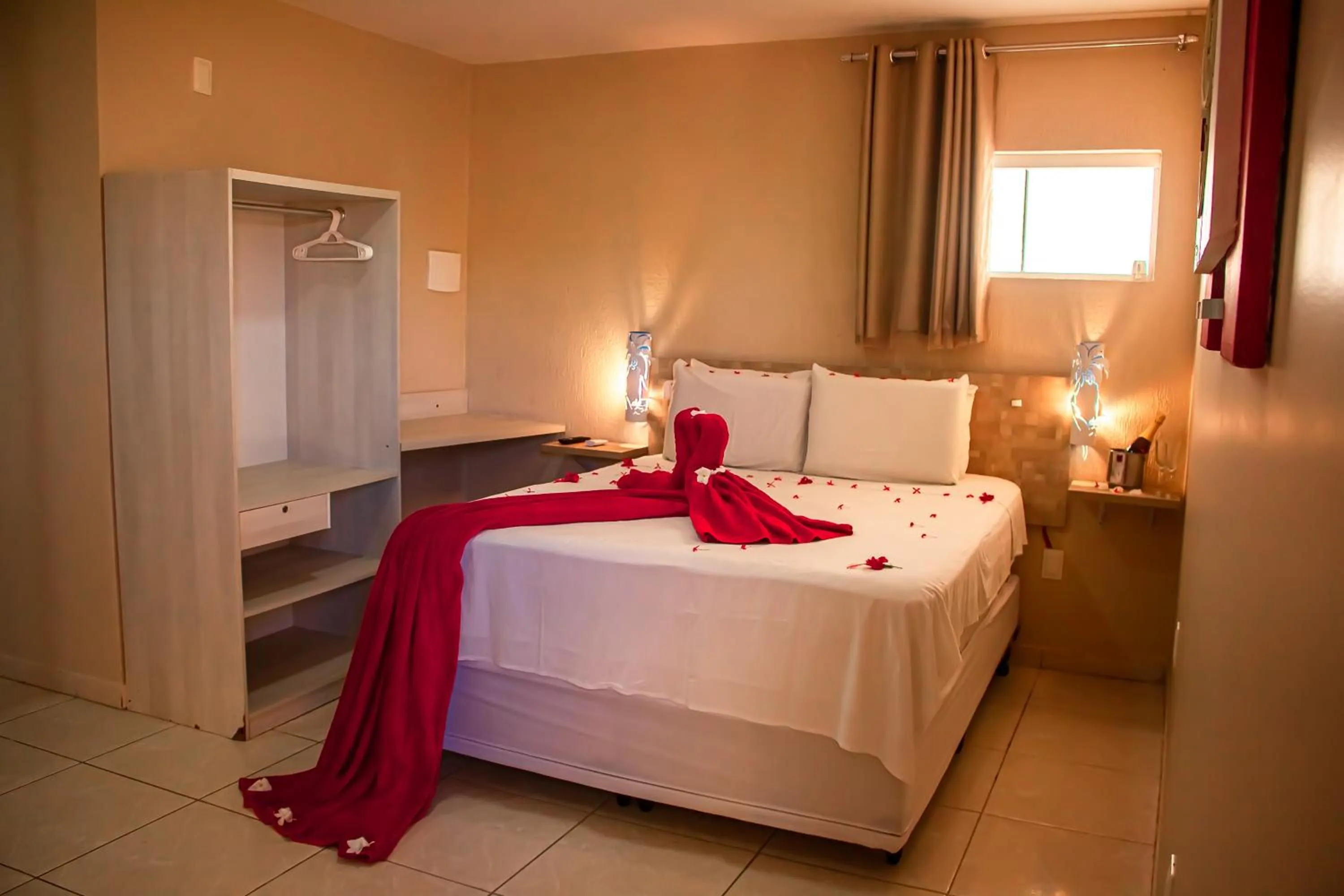 Bed in Pousada Badejo