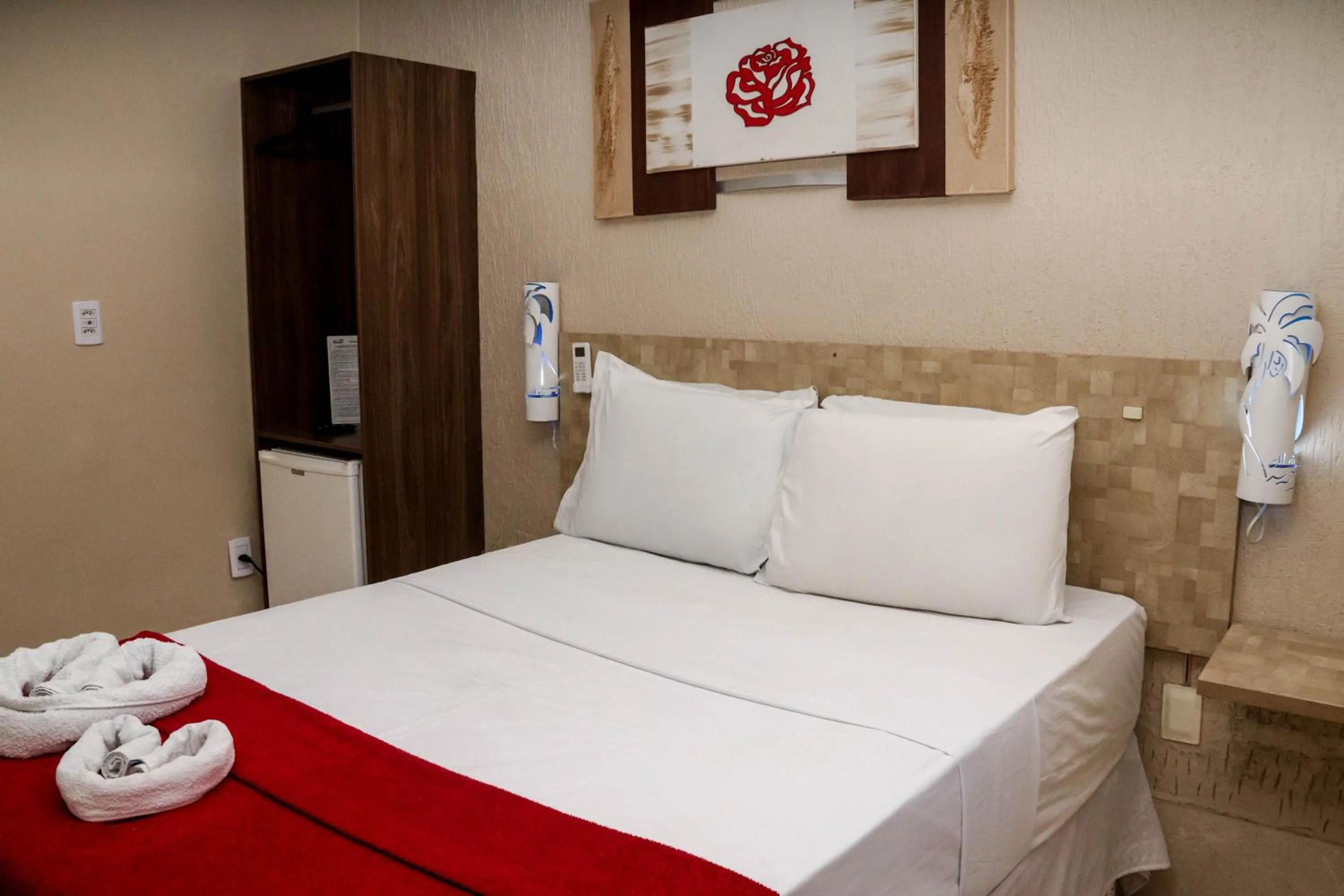 Bed in Pousada Badejo