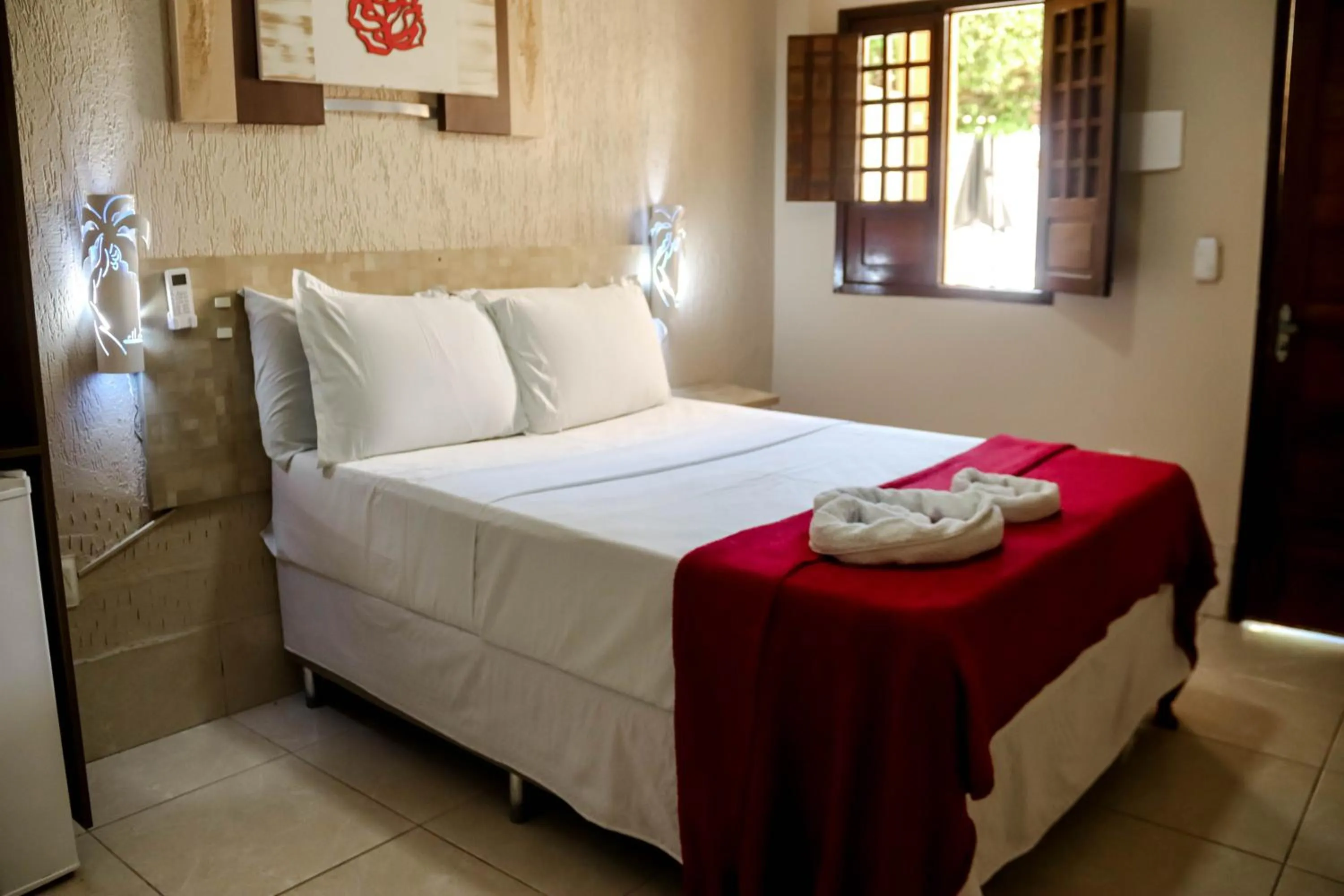 Bed in Pousada Badejo