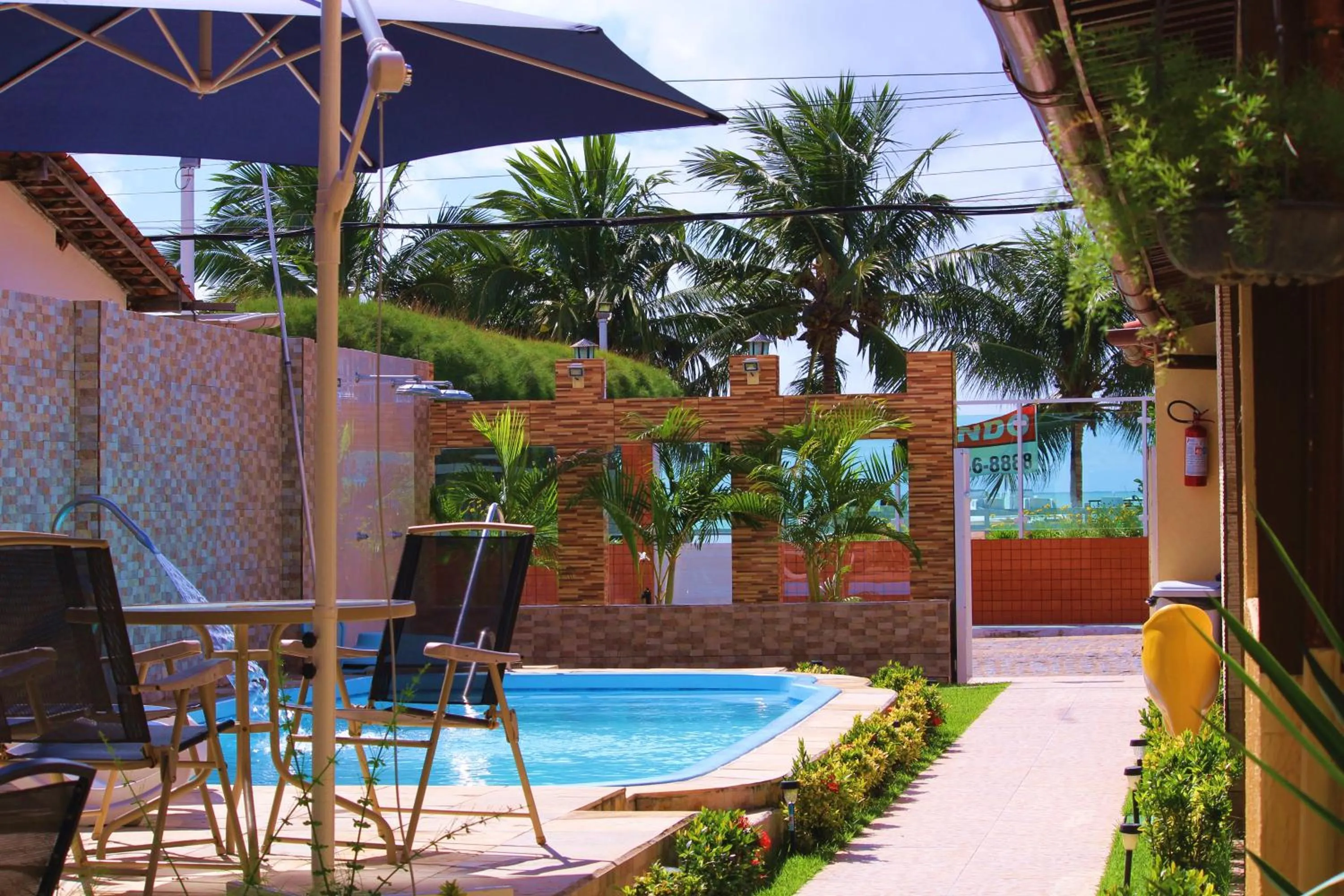 Patio in Pousada Badejo