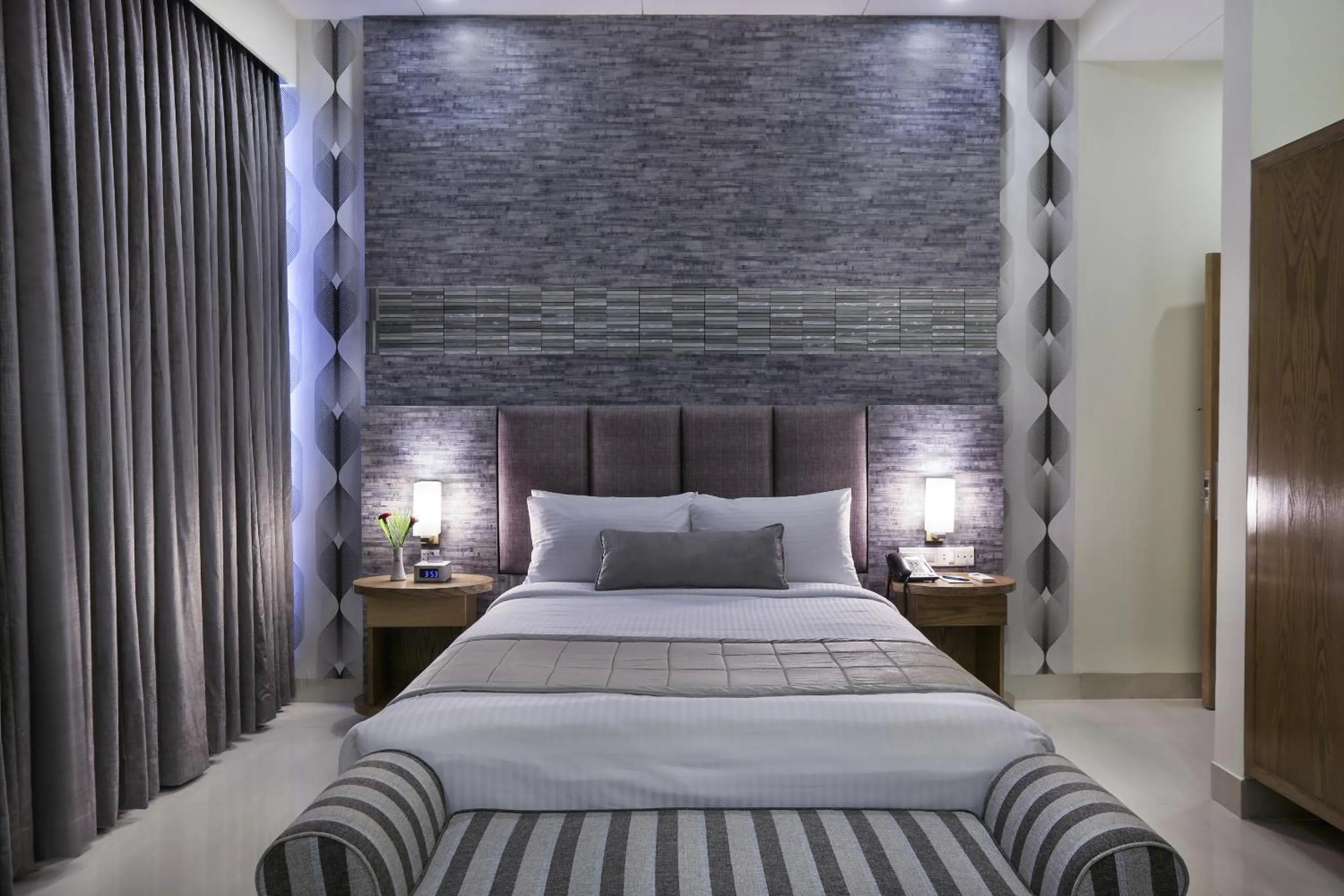 Bedroom, Bed in Ascott Palace Dhaka