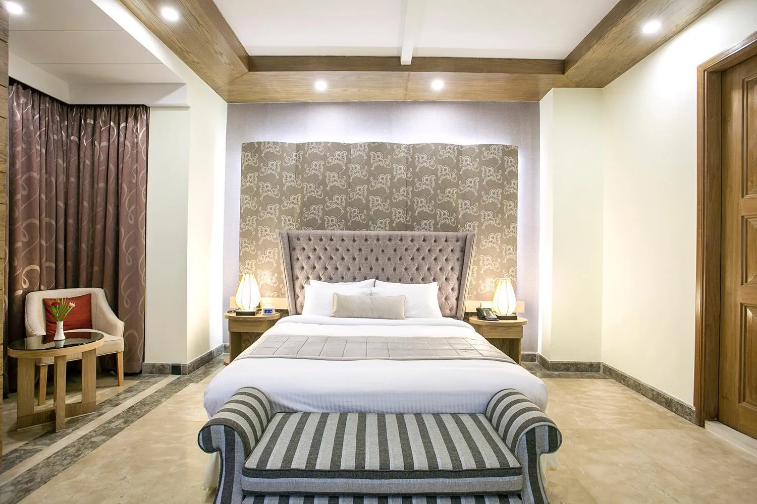 Bedroom, Bed in Ascott Palace Dhaka