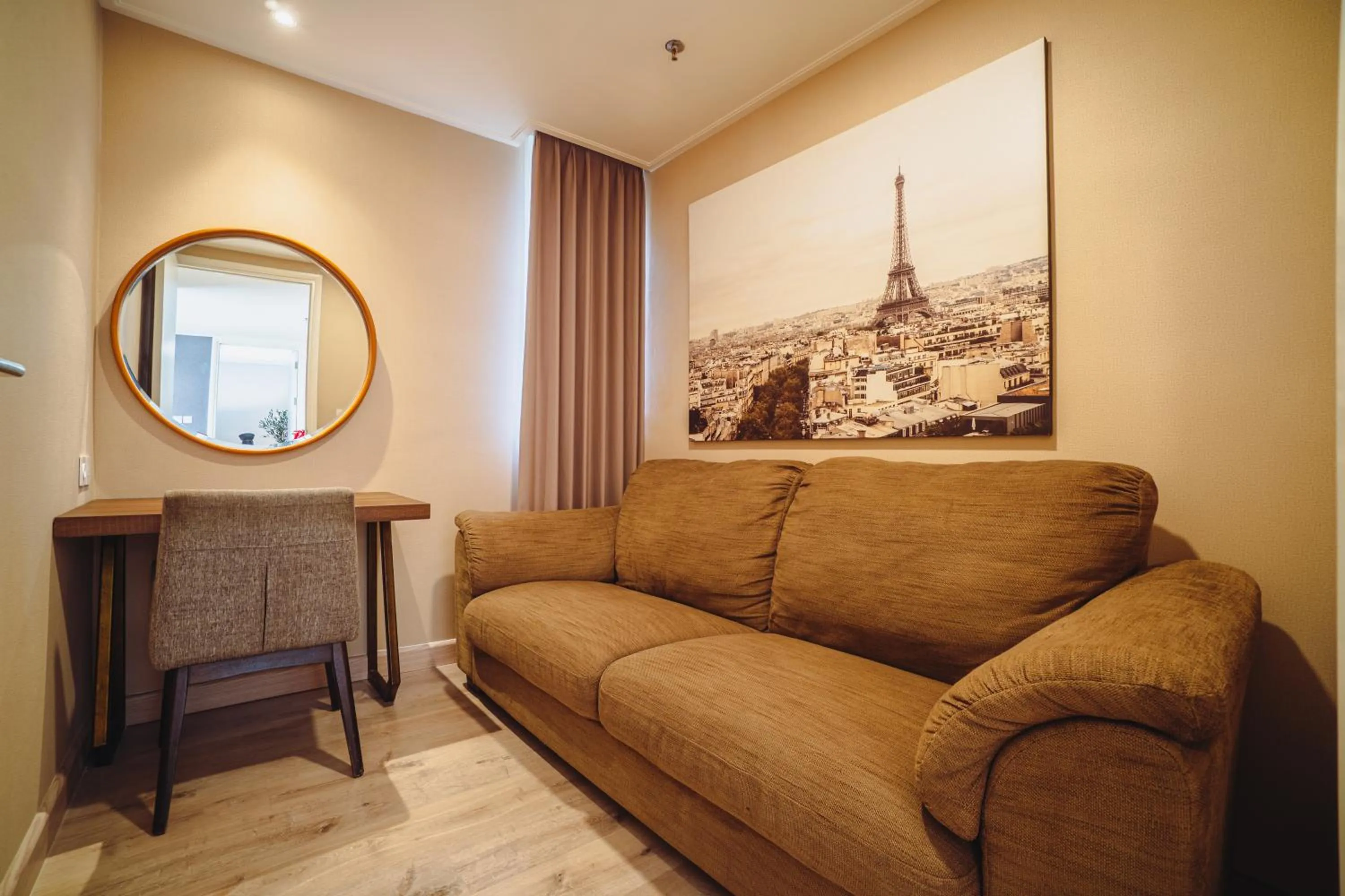 Seating area in Swiss-Belcourt Serpong