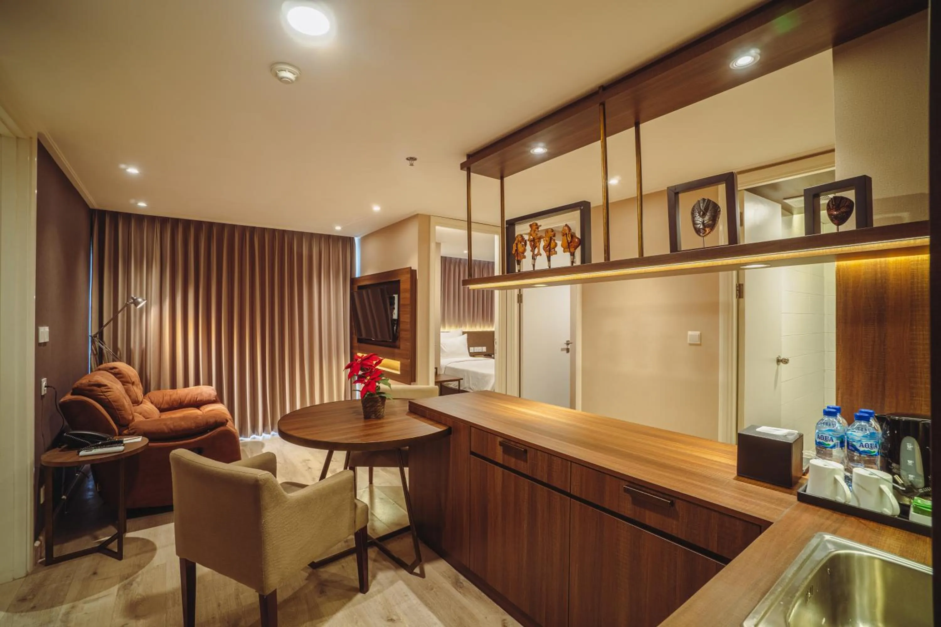 Living room in Swiss-Belcourt Serpong