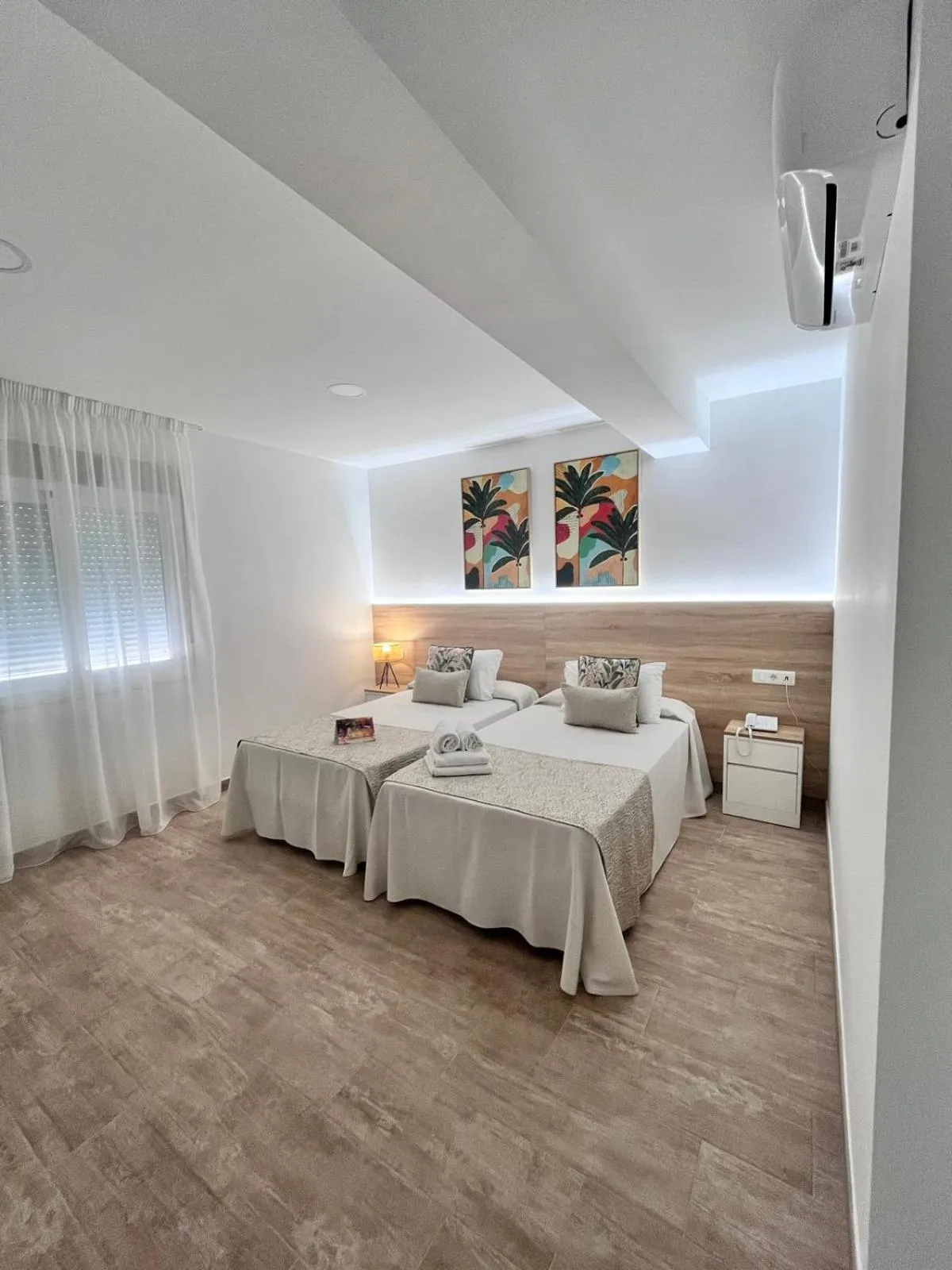 Bed in Hotel Romerito