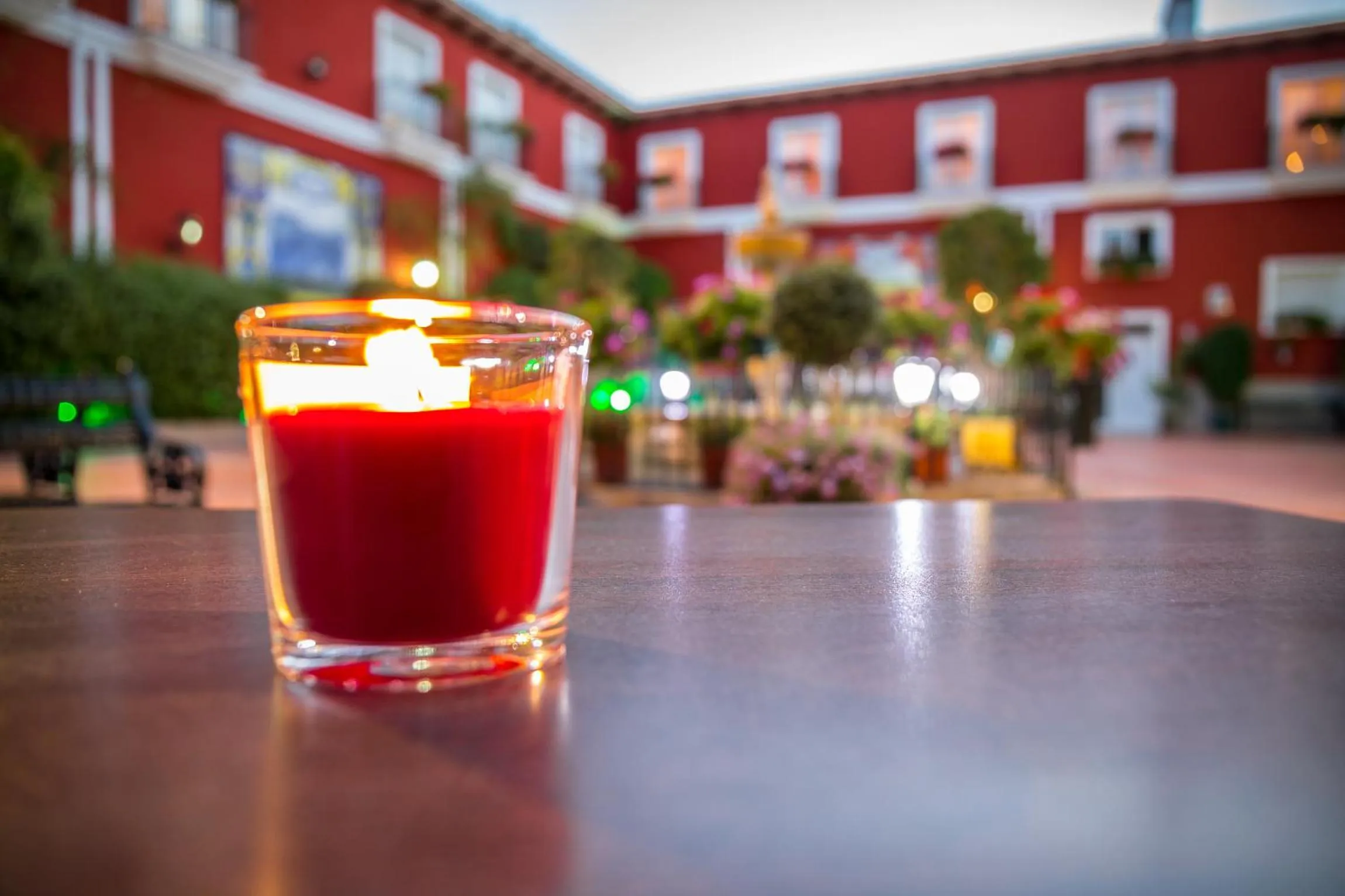 Patio in Hotel Romerito