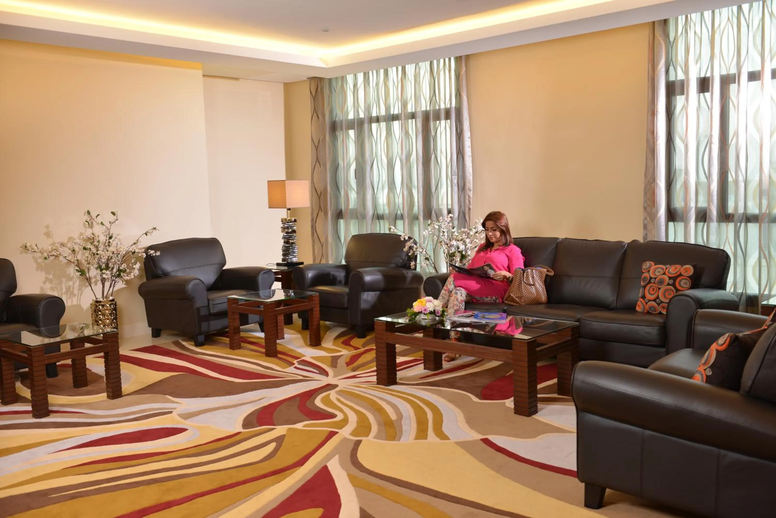 Lobby or reception in Dalal City Hotel