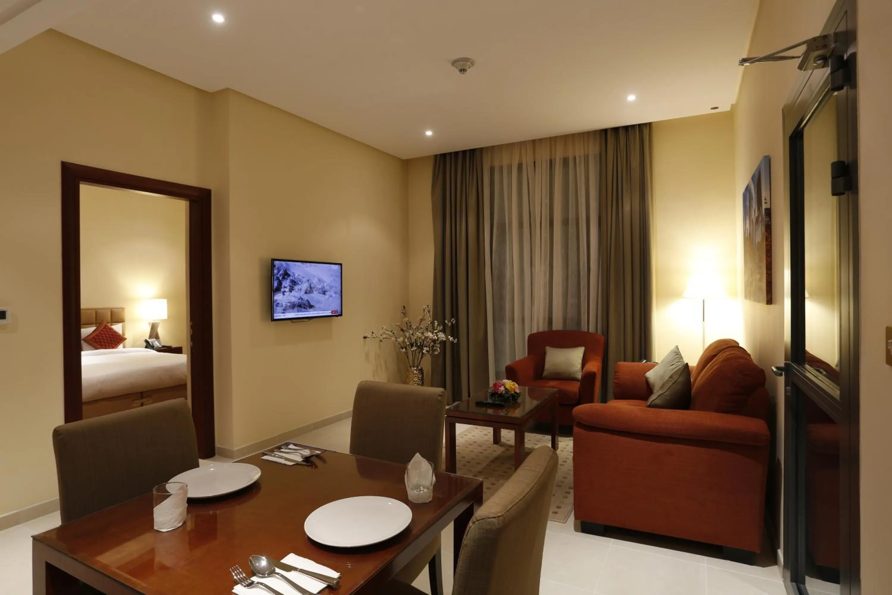 Living room, Seating Area in Dalal City Hotel