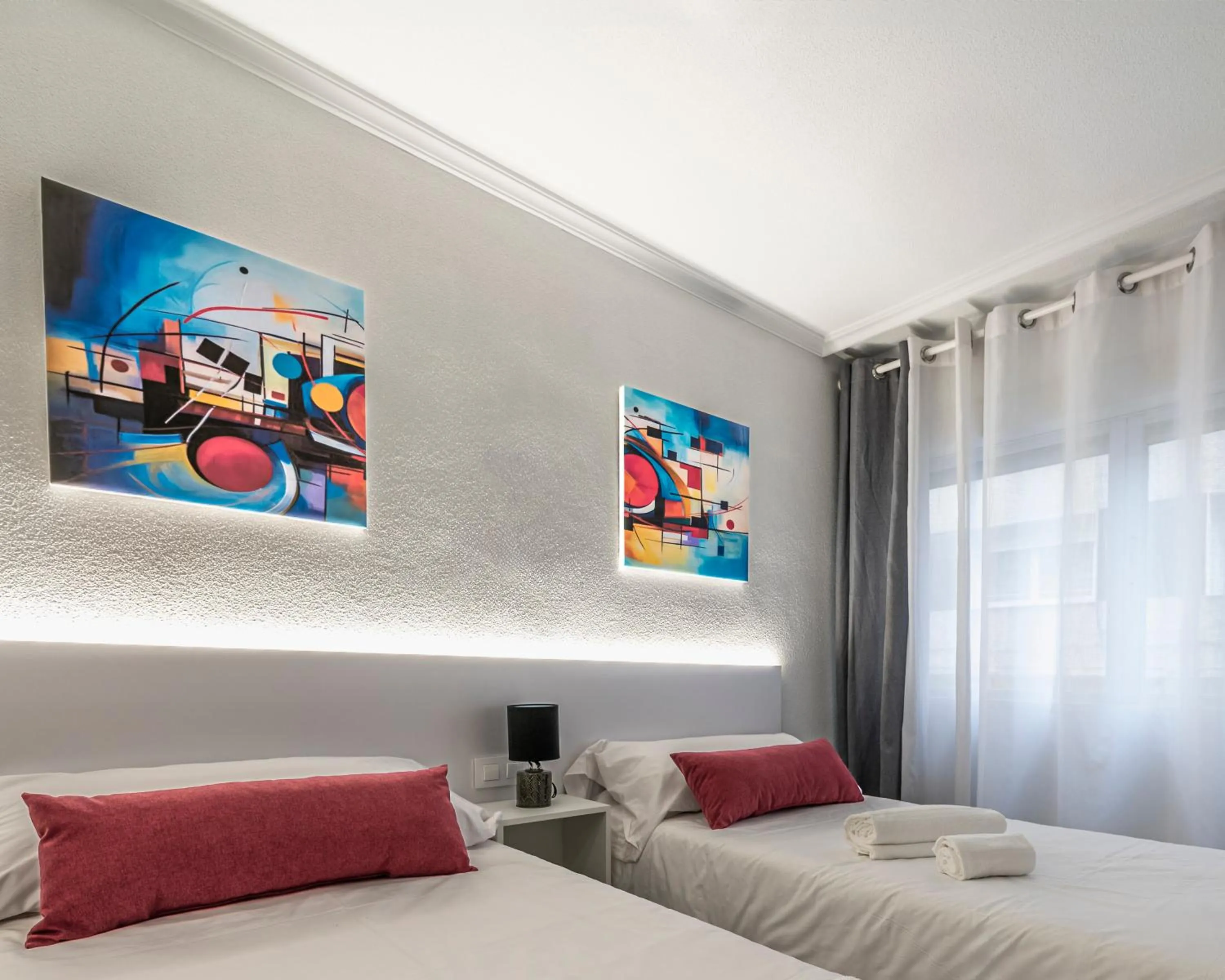 Bed in Hotel Gabriel y Galán