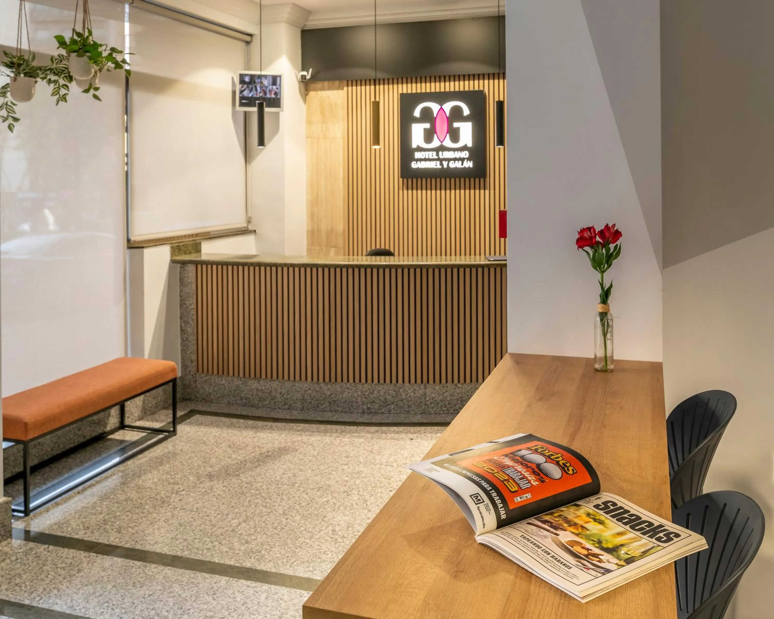 Lobby or reception in Hotel Gabriel y Galán