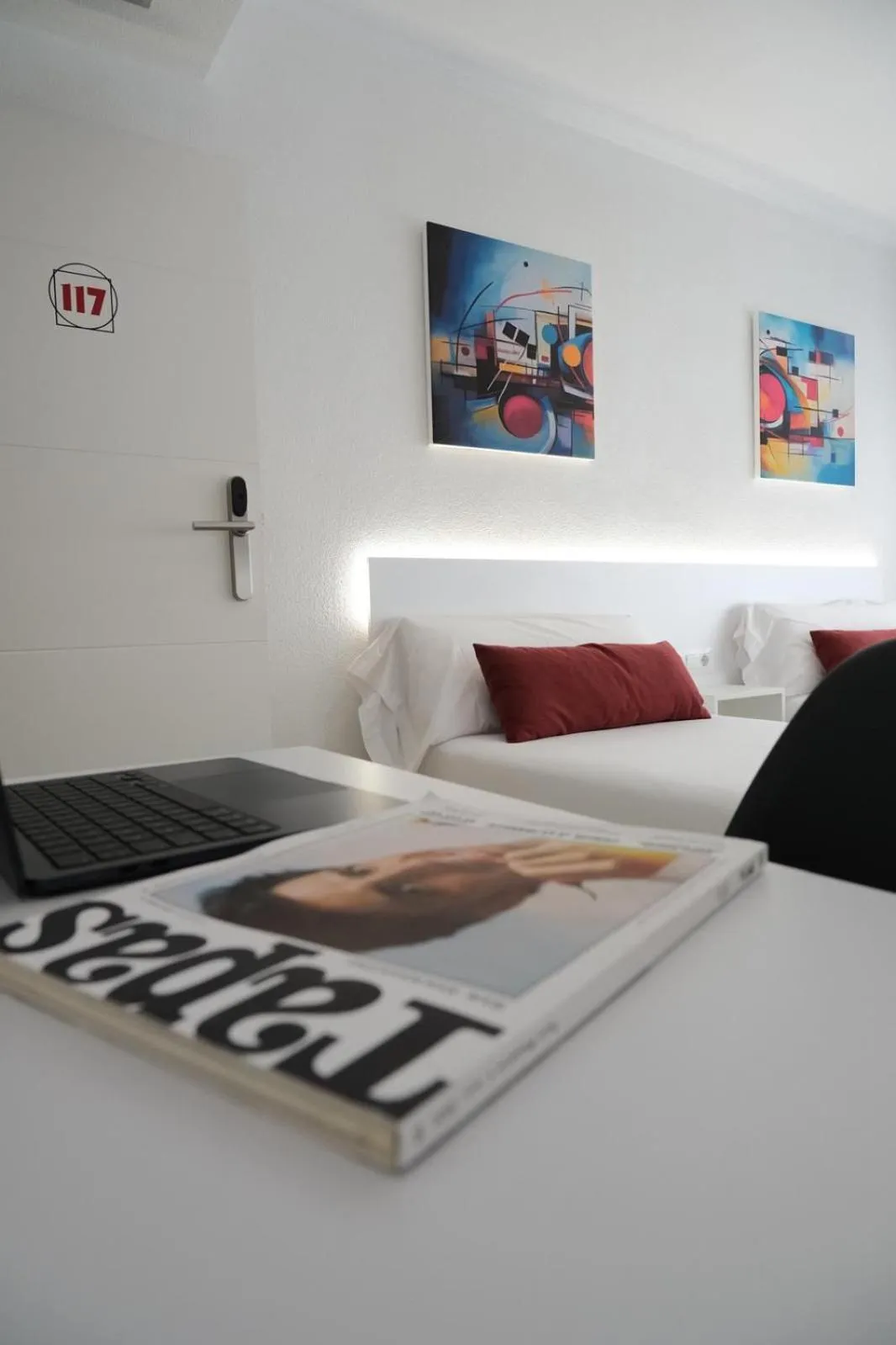 Bed in Hotel Gabriel y Galán