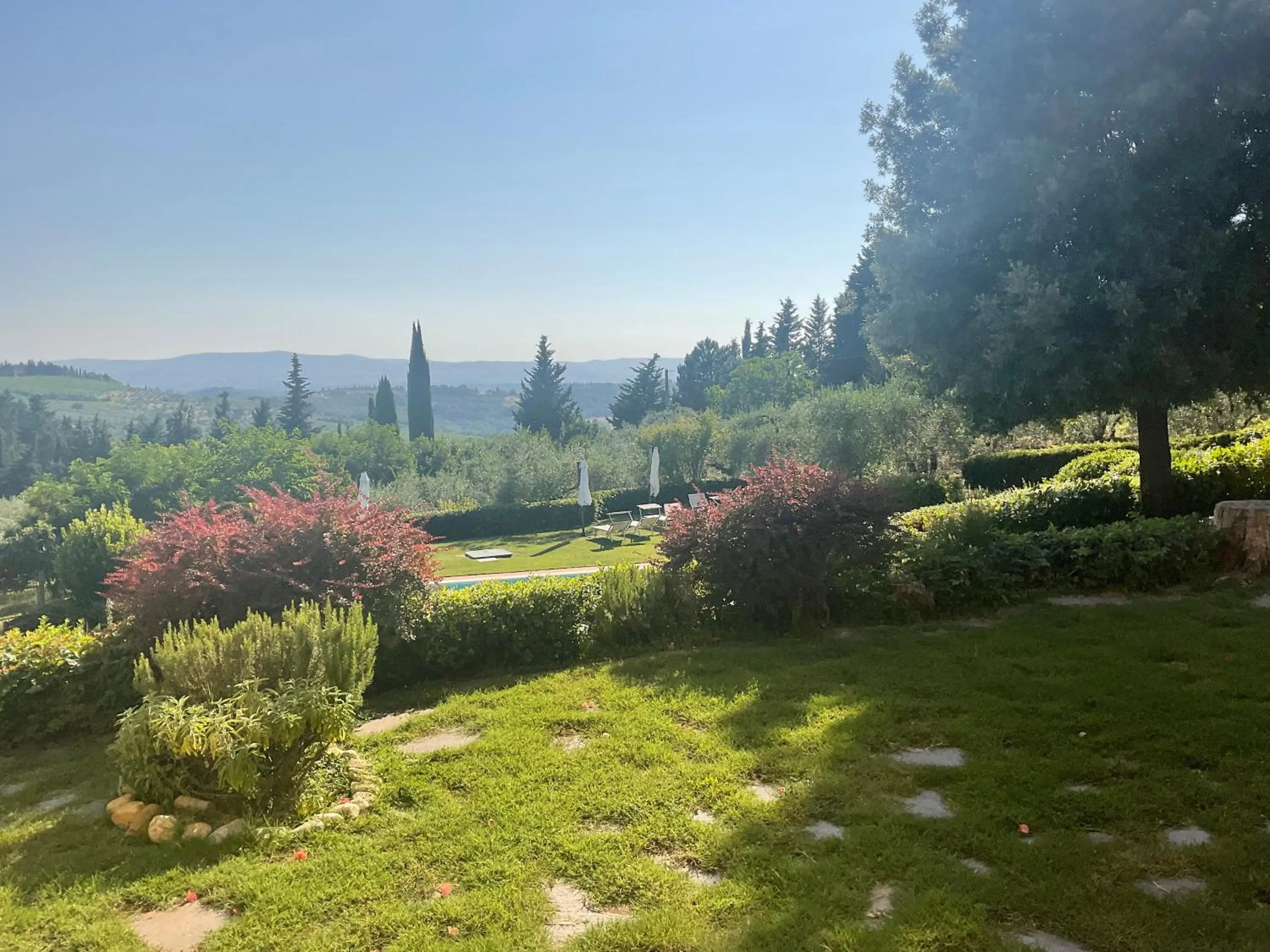 Garden in Villa Il Borraccio - Apartments Azalea and Begonia