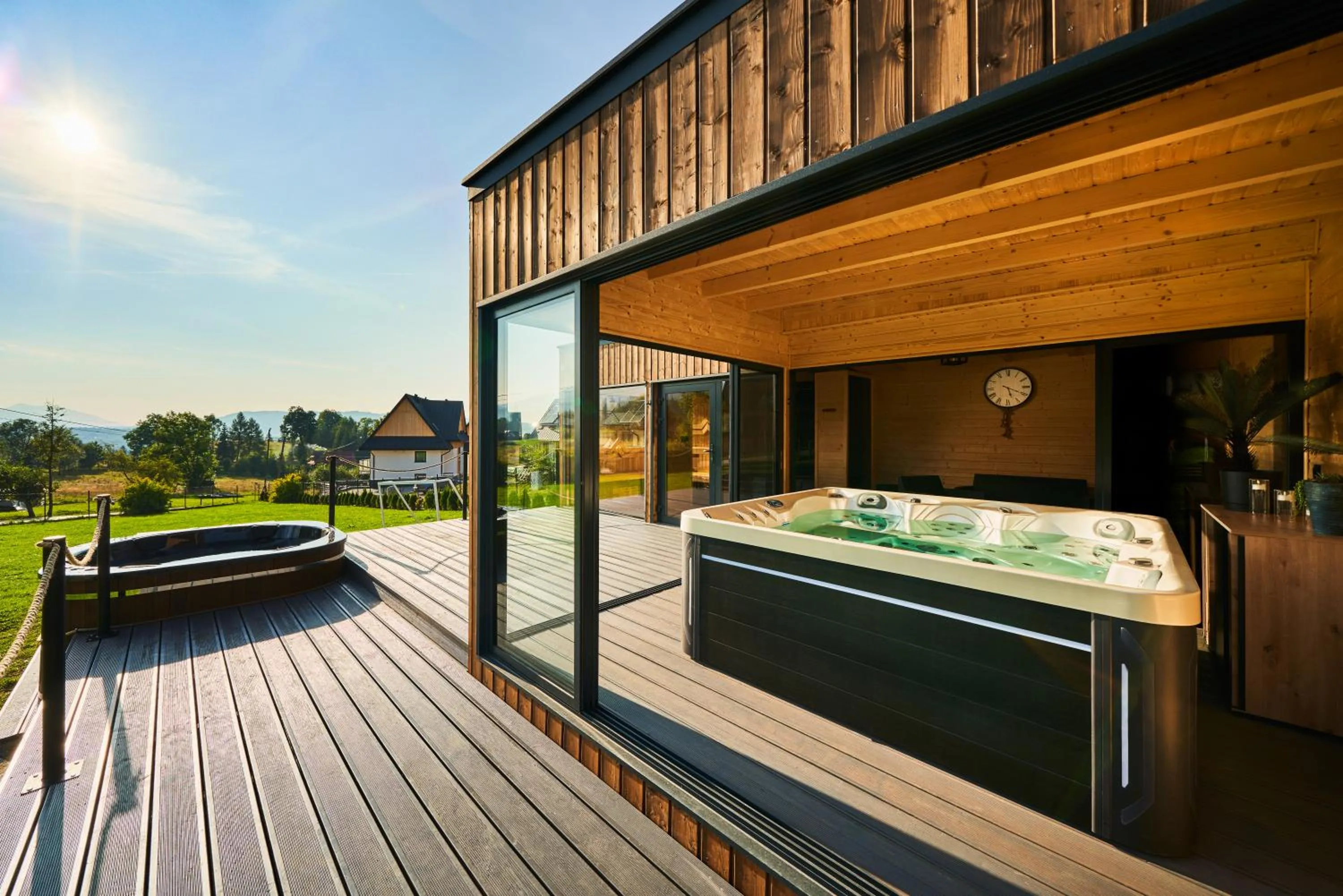 Hot Tub in Pokoje Gościnne U Małgorzaty Jacuzzi & Sauna