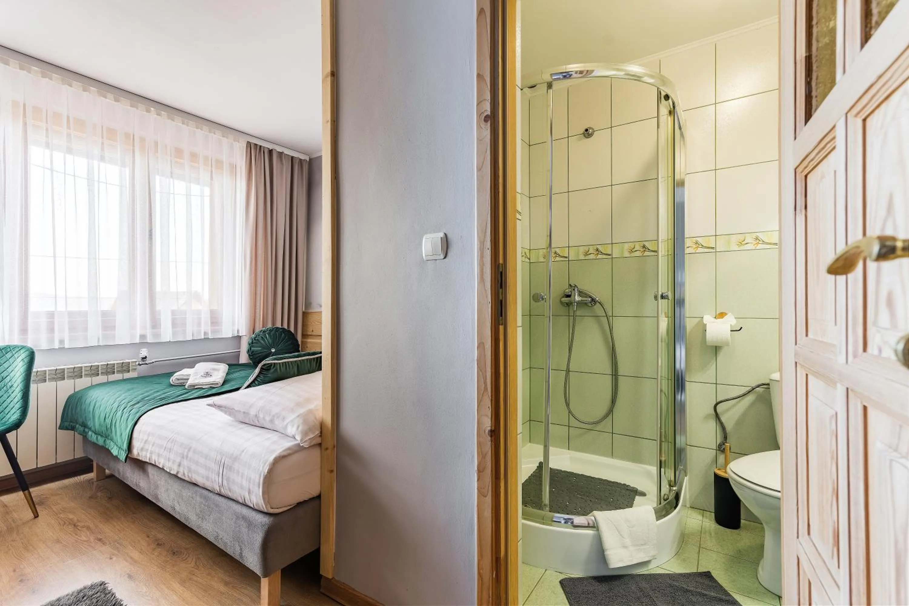 Bed in Pokoje Gościnne U Małgorzaty Jacuzzi & Sauna