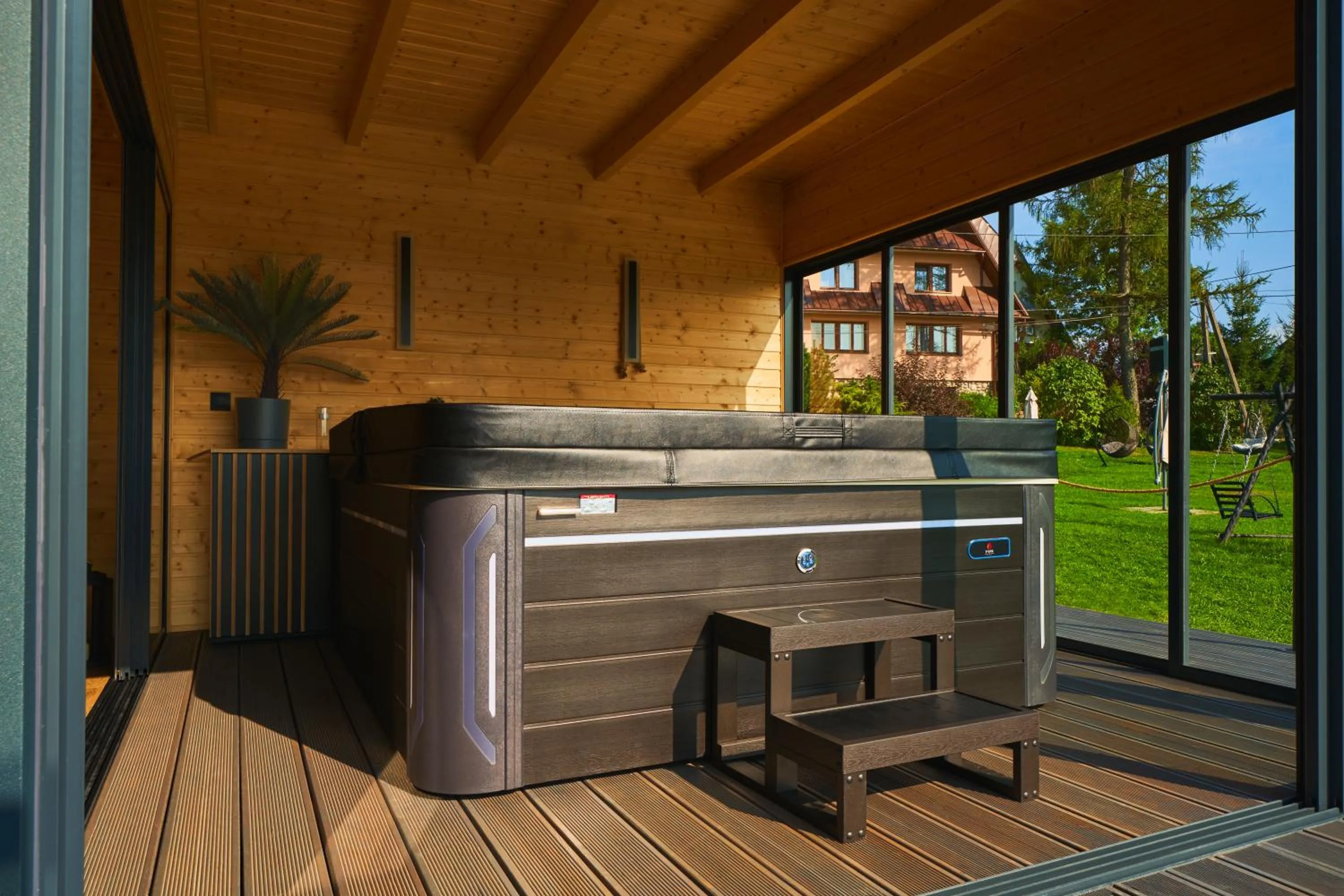 Hot Tub in Pokoje Gościnne U Małgorzaty Jacuzzi & Sauna