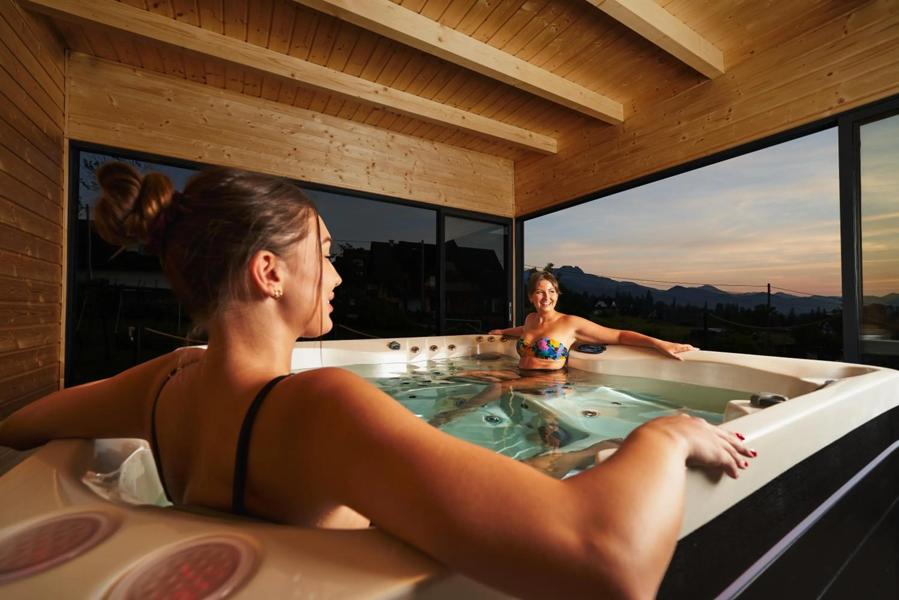 Hot Tub in Pokoje Gościnne U Małgorzaty Jacuzzi & Sauna