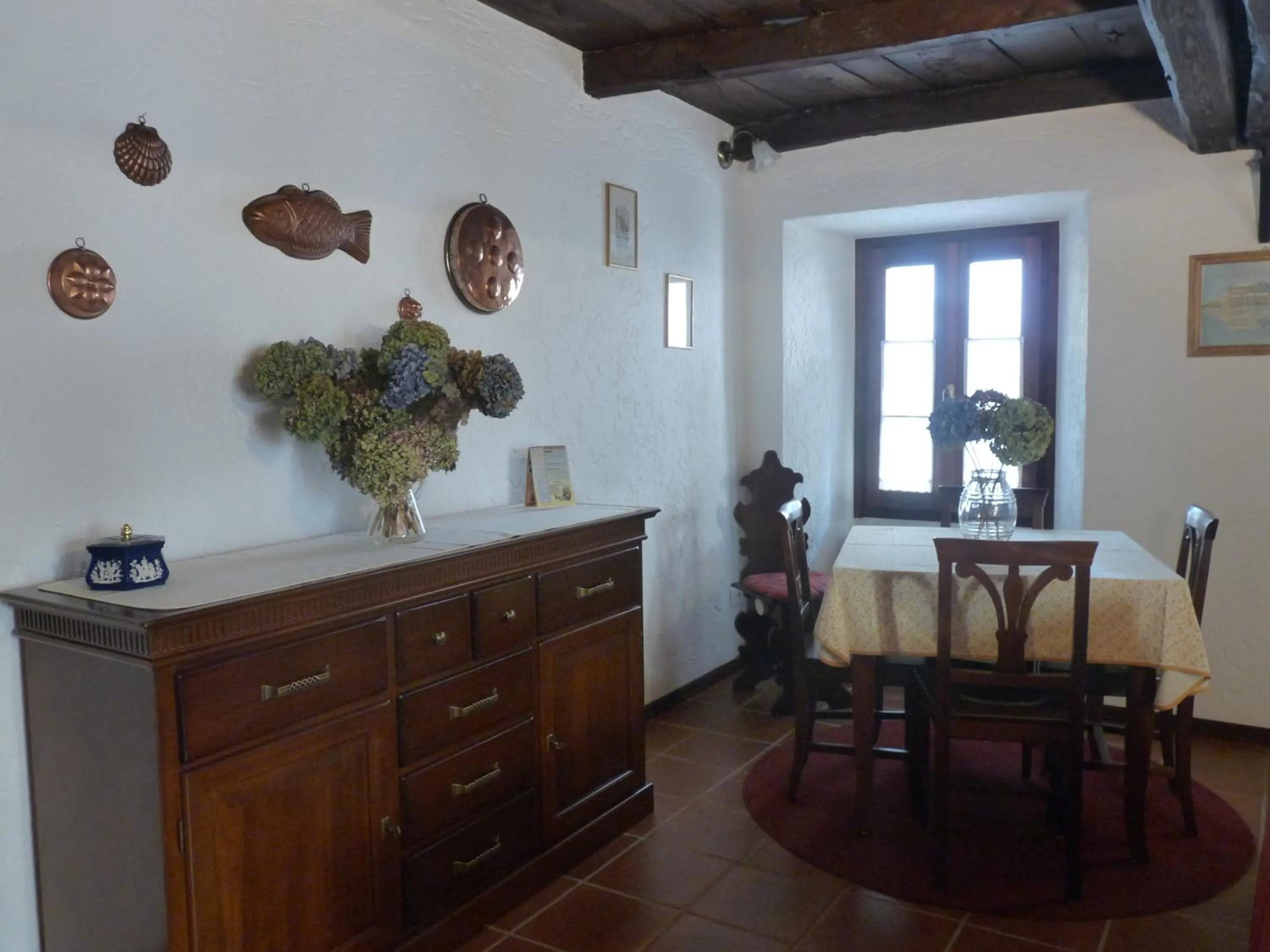 Dining area in Apartments Cusius and Horta