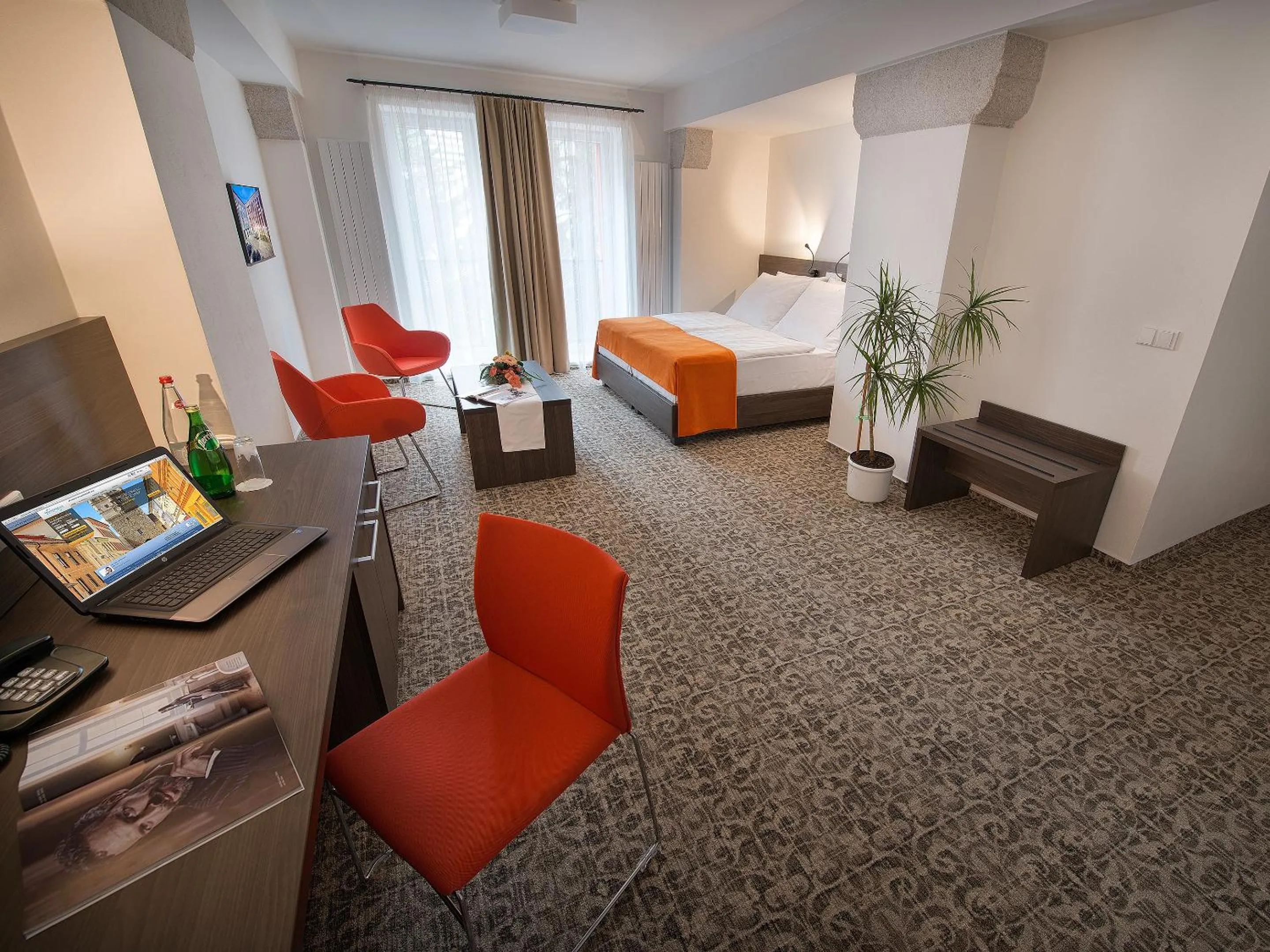 Bed in EA Business Hotel Jihlava