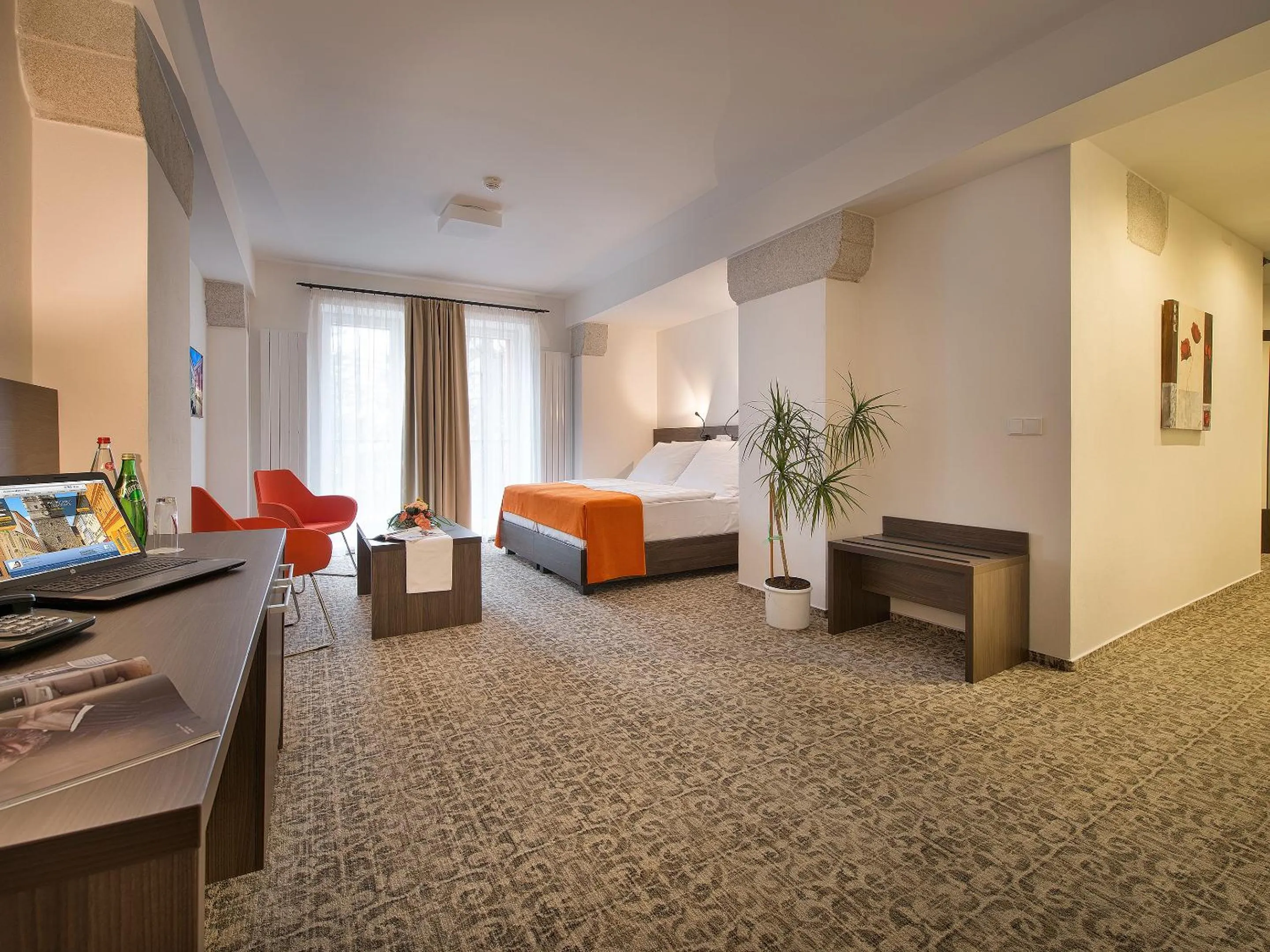 Bed in EA Business Hotel Jihlava