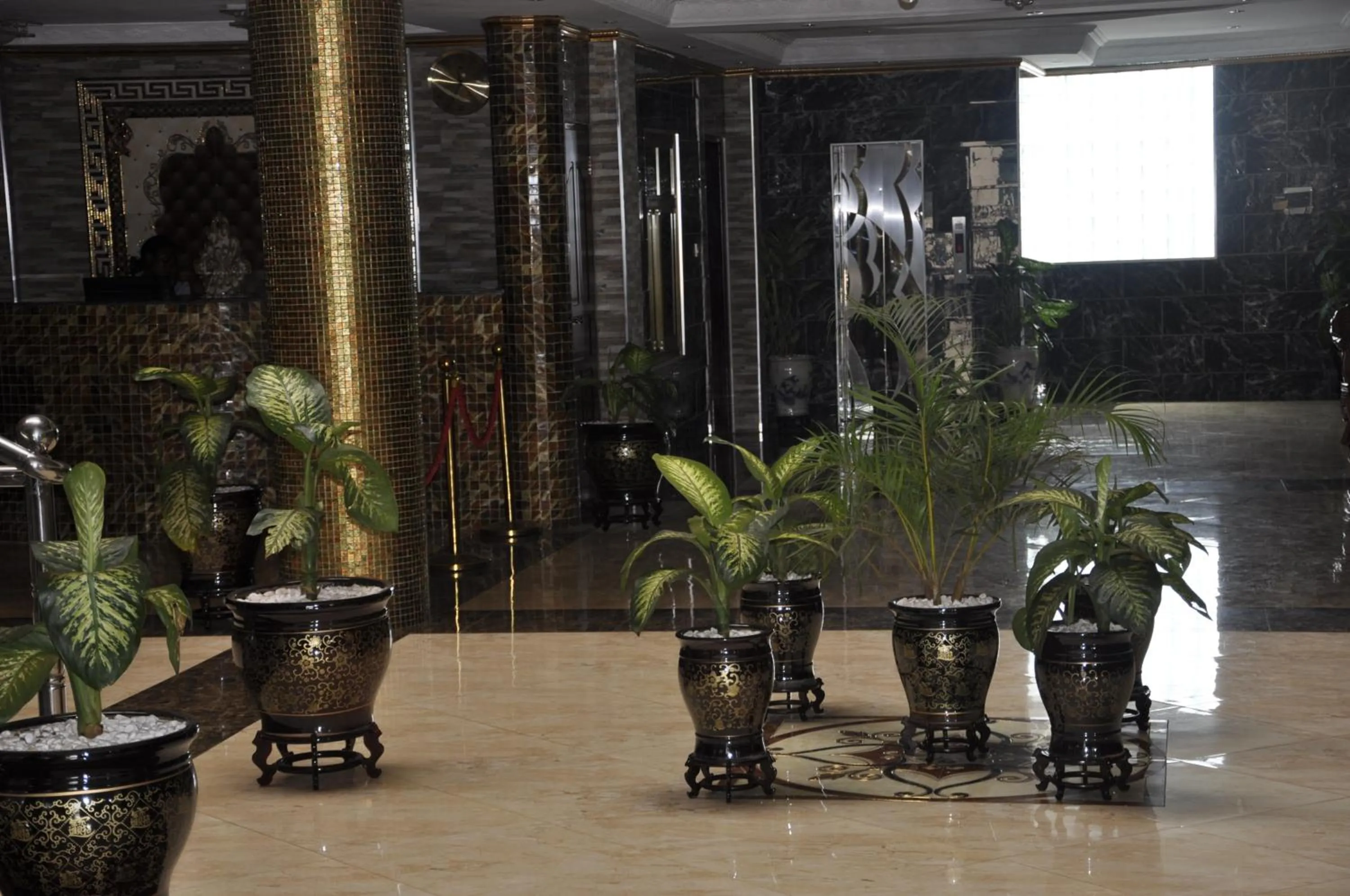 Decorative detail in Biraj International Hotel