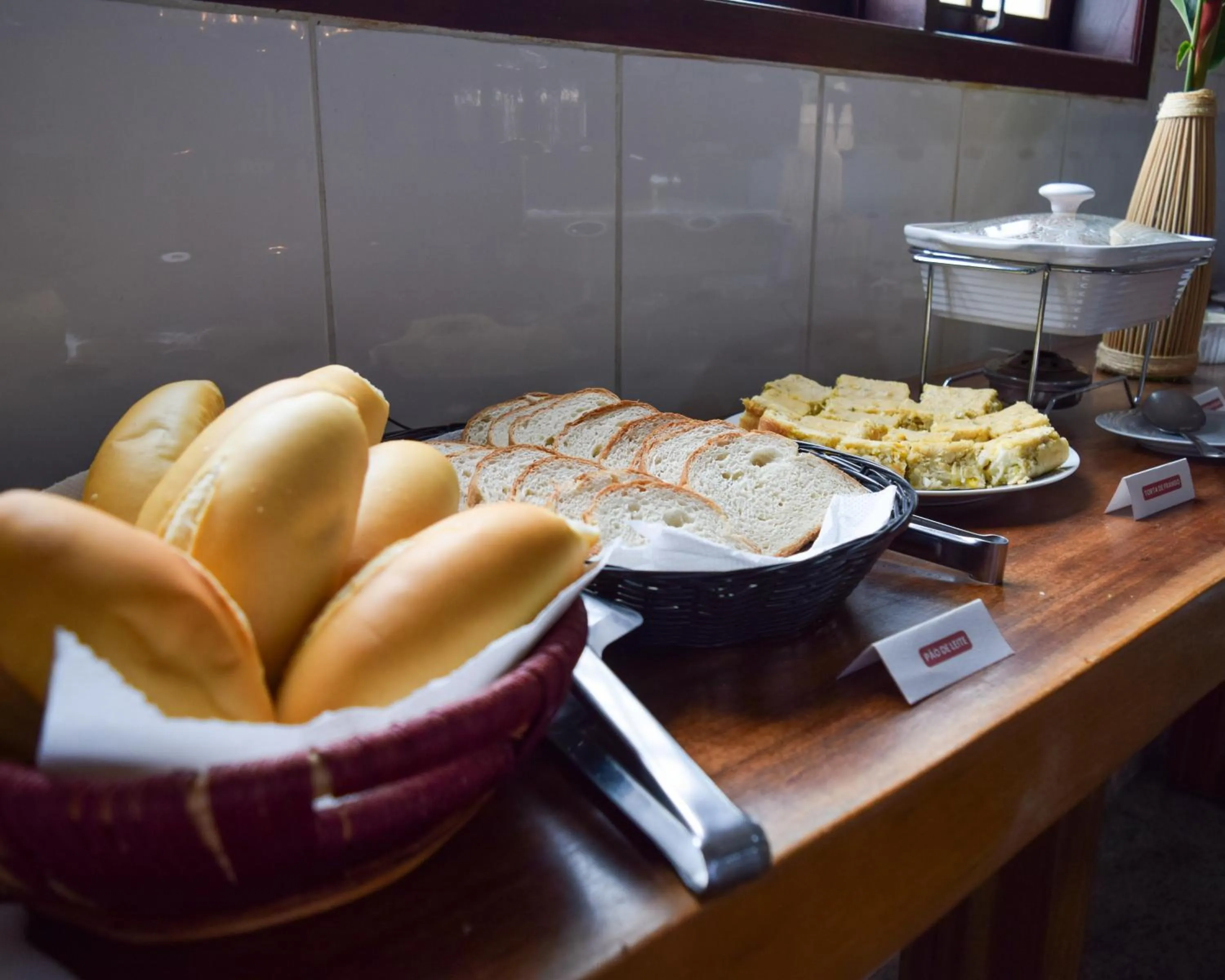 Continental breakfast in Pousada Aruna Eco Buzios