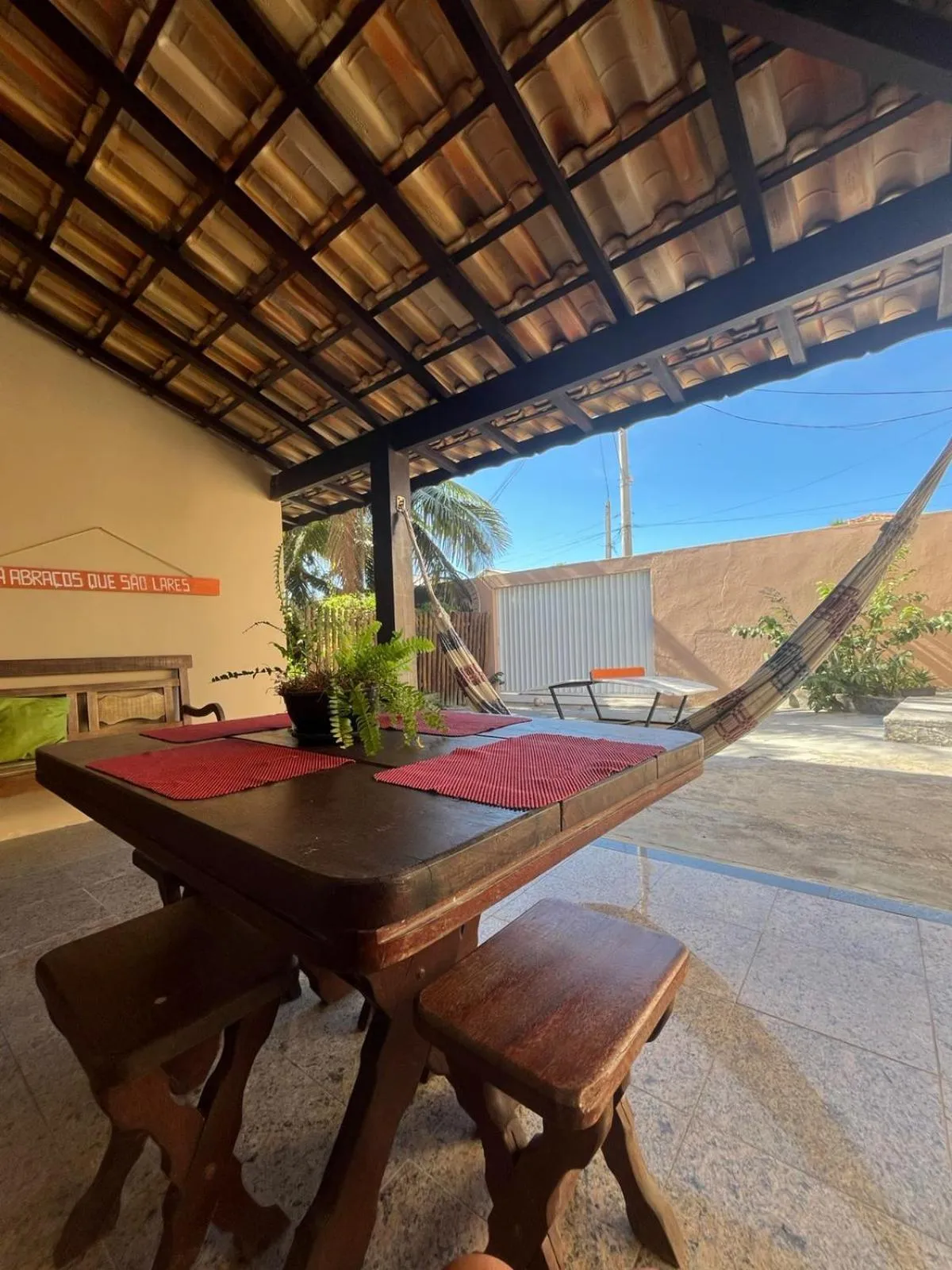 Patio in Pousada Aruna Eco Buzios