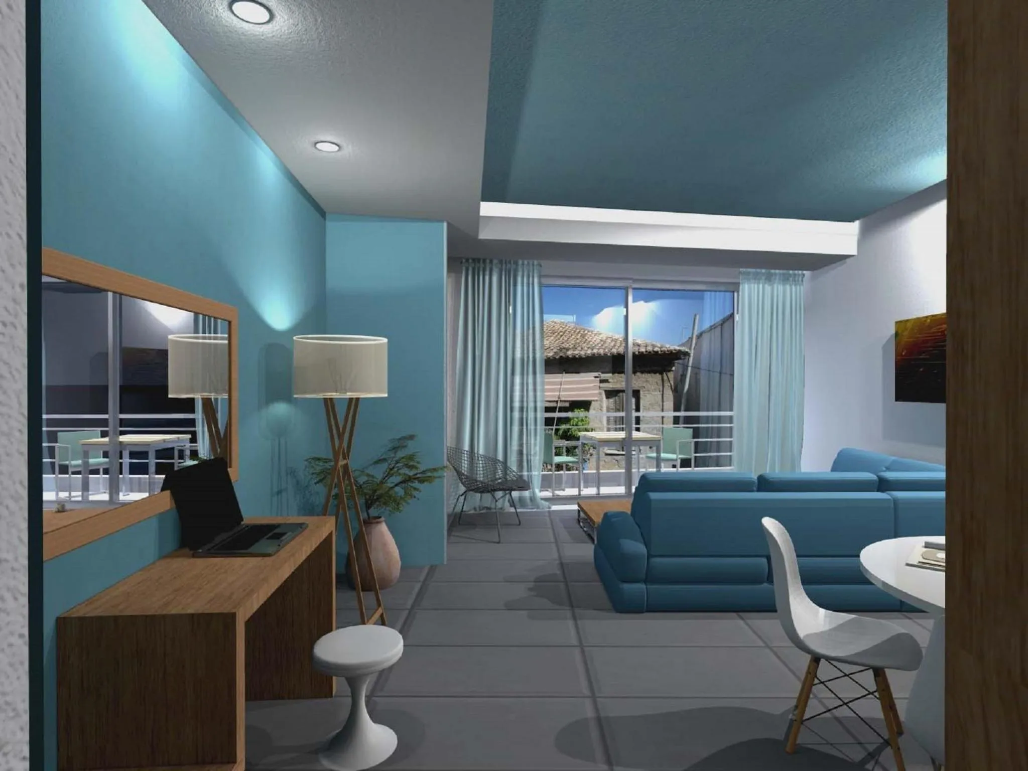 Living room in Alissachni Luxury Apartments