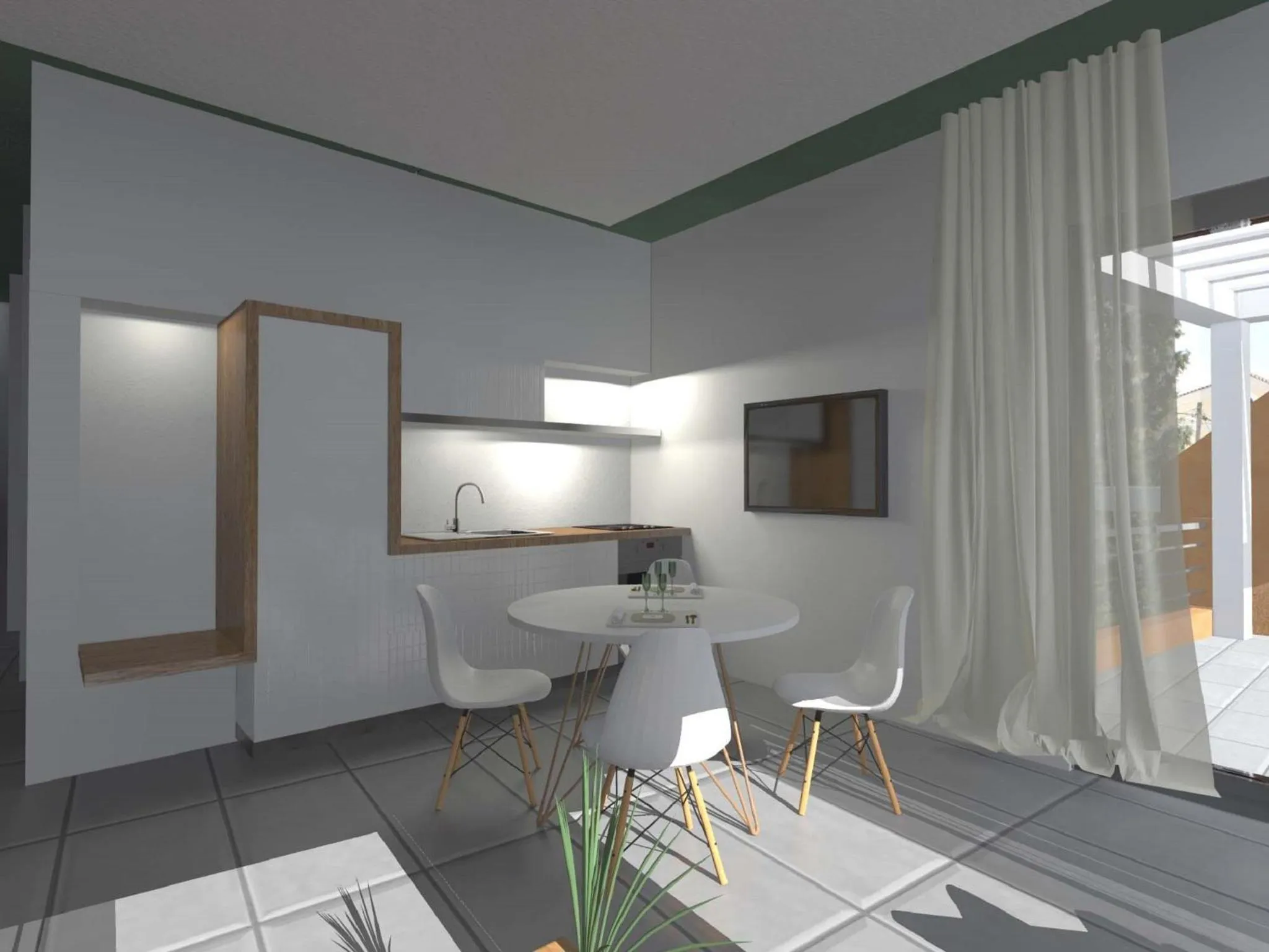 Dining area in Alissachni Luxury Apartments