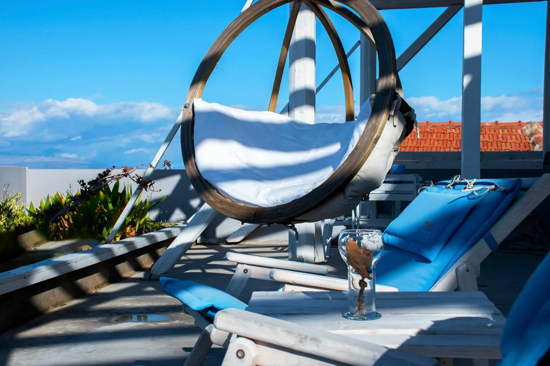 Bird's eye view in Alissachni Luxury Apartments