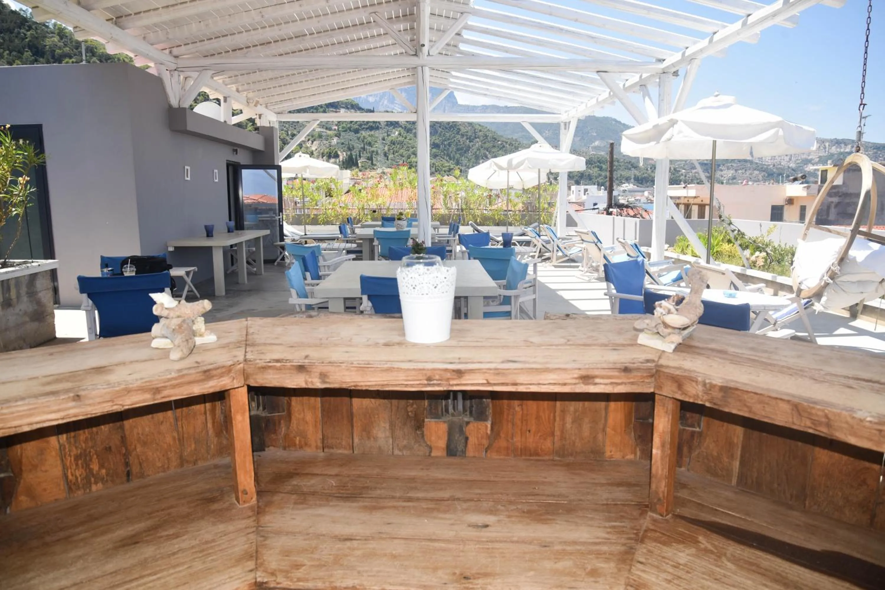 Bird's eye view in Alissachni Luxury Apartments