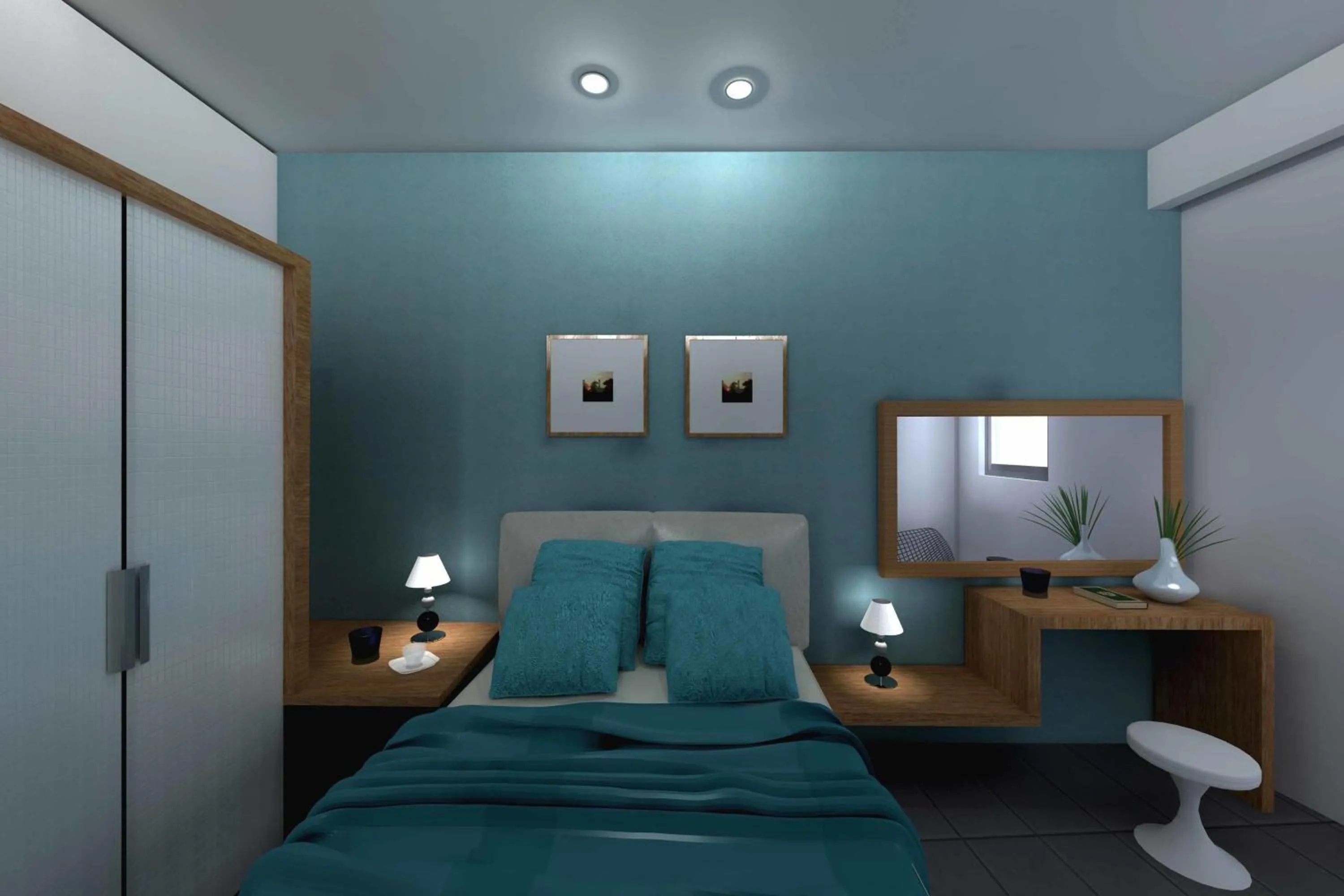 Bed in Alissachni Luxury Apartments