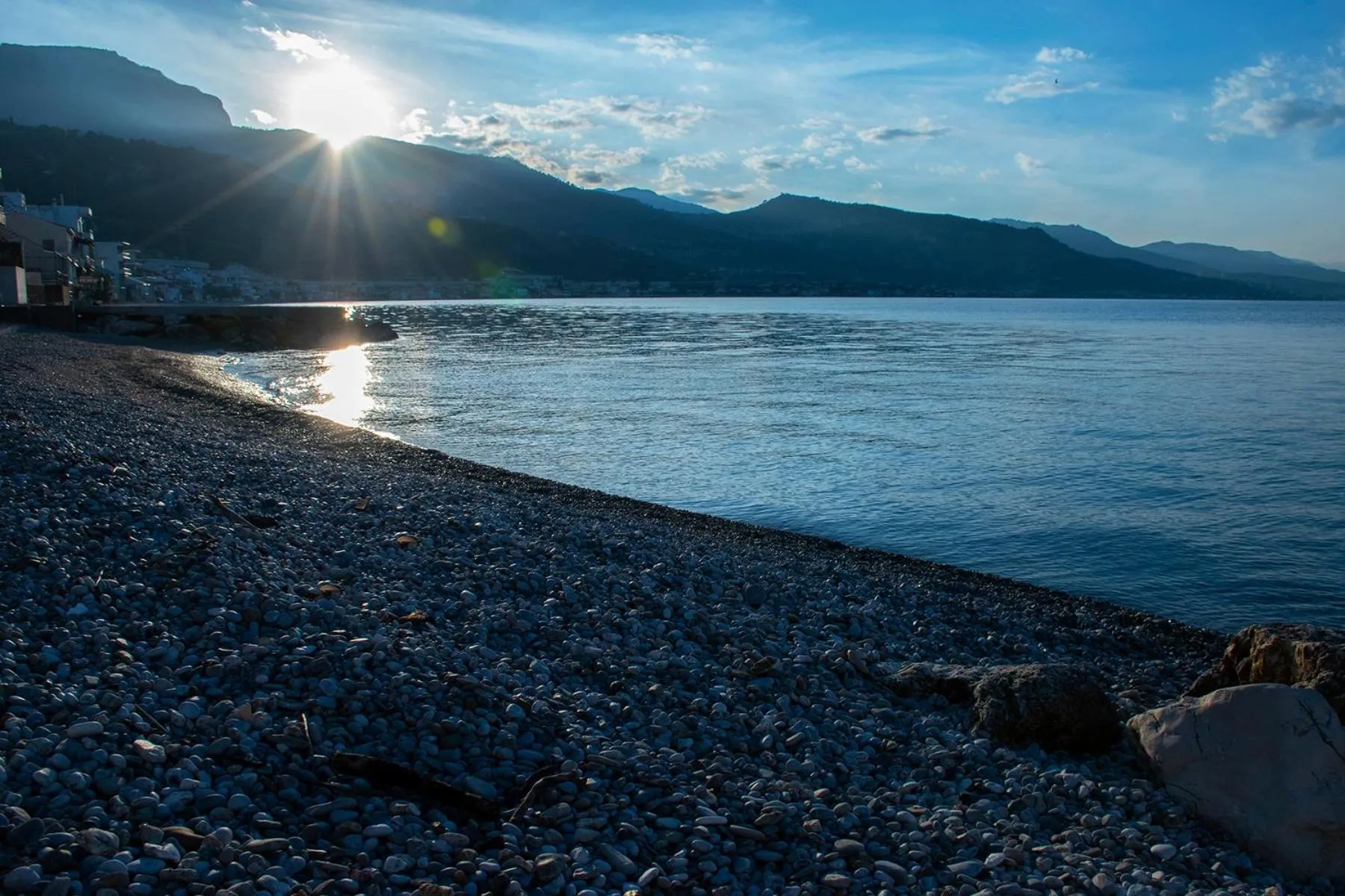Beach in Alissachni Luxury Apartments