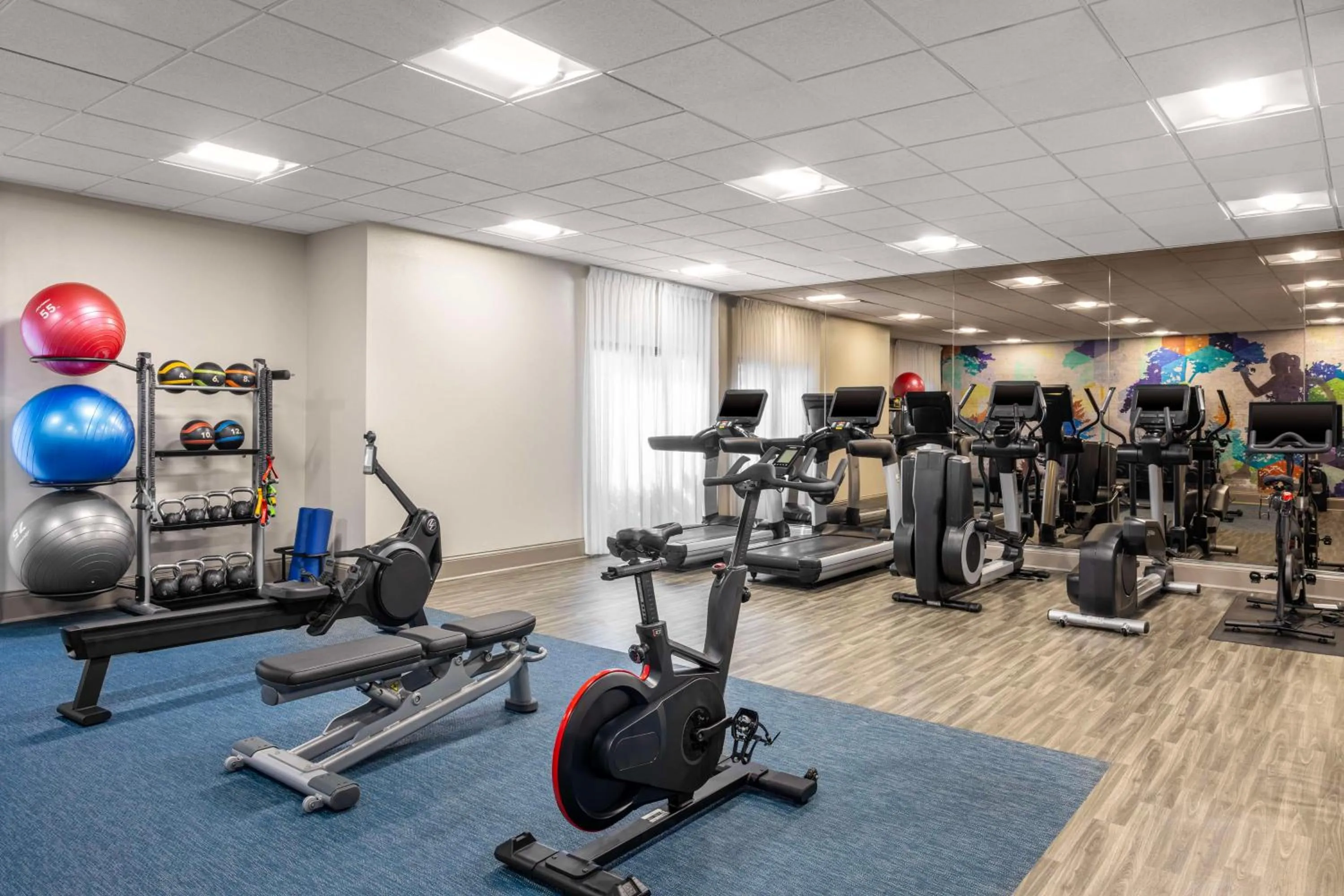 Fitness centre/facilities in Hyatt Place Indianapolis Airport