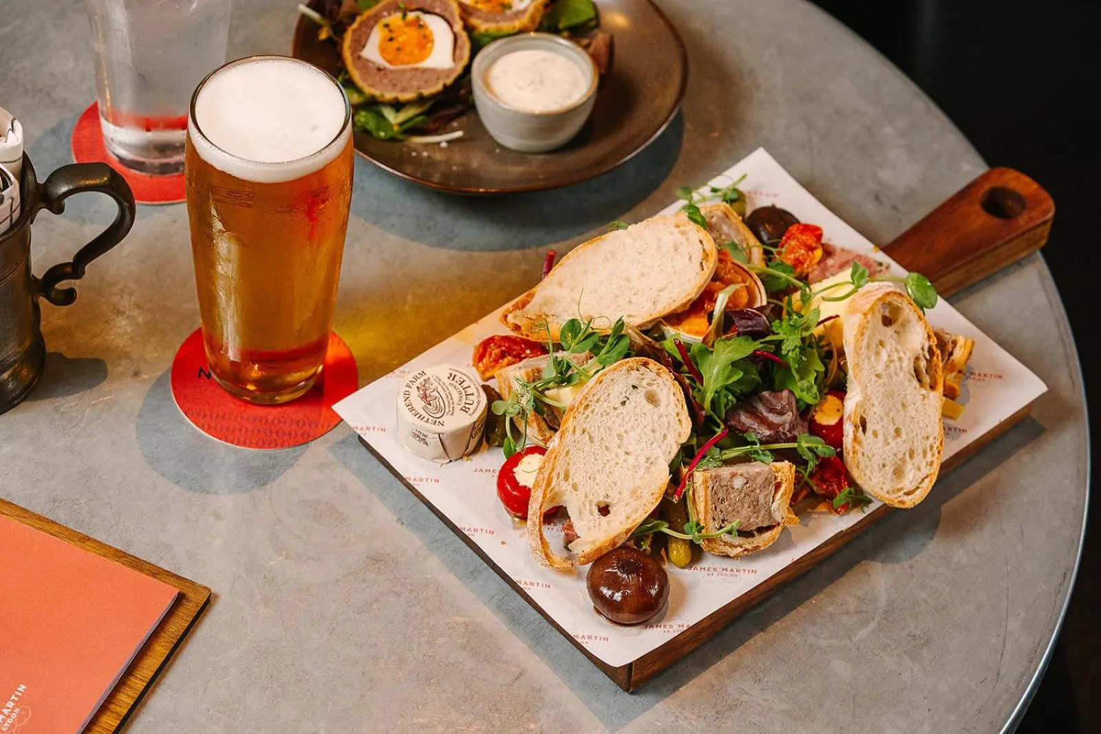 Food and drinks in The Lygon Arms - an Iconic Luxury Hotel