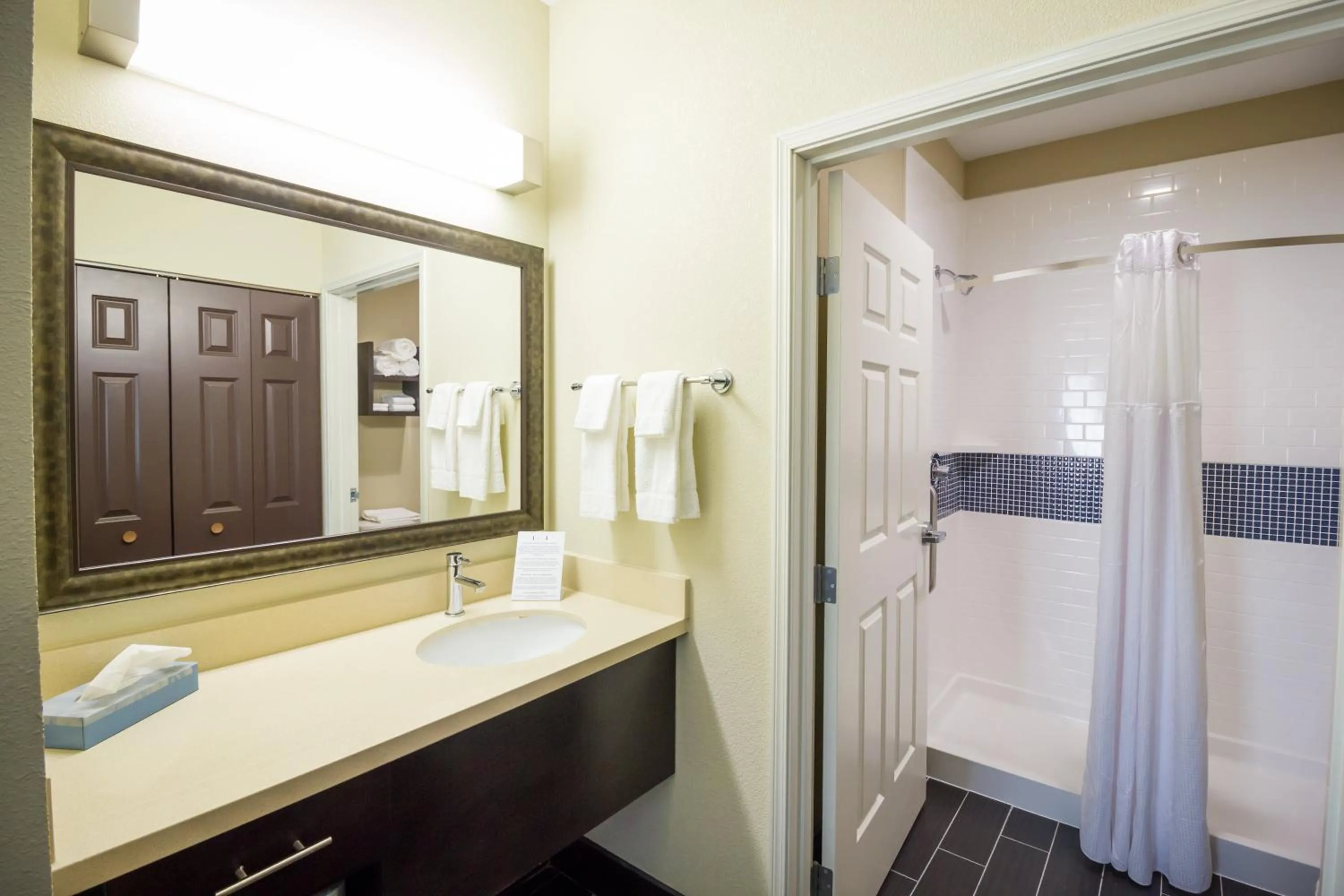 Bathroom in Staybridge Suites Plano - Legacy West Area by IHG
