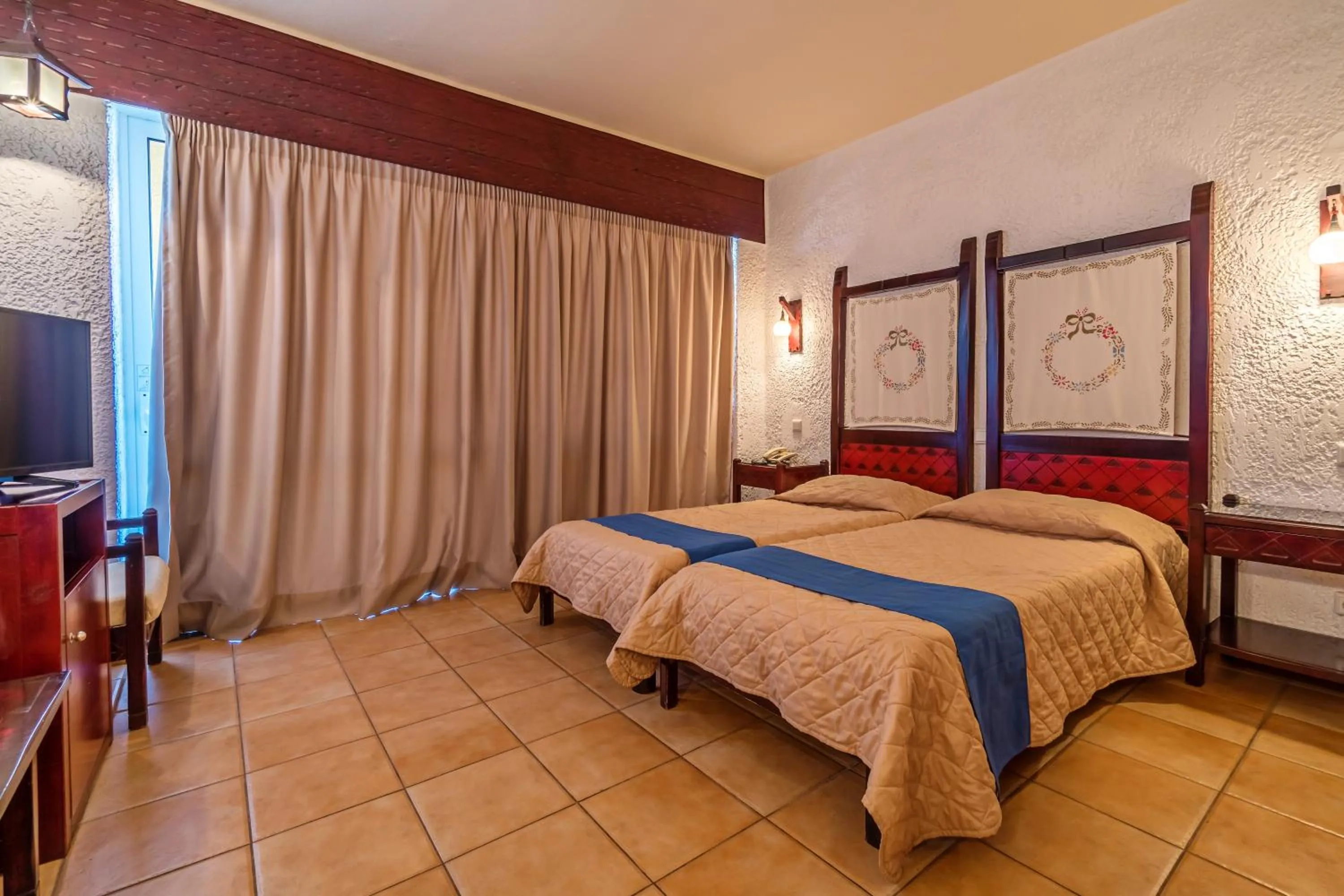 Bed in Lefkoniko Residence Beach & Bay