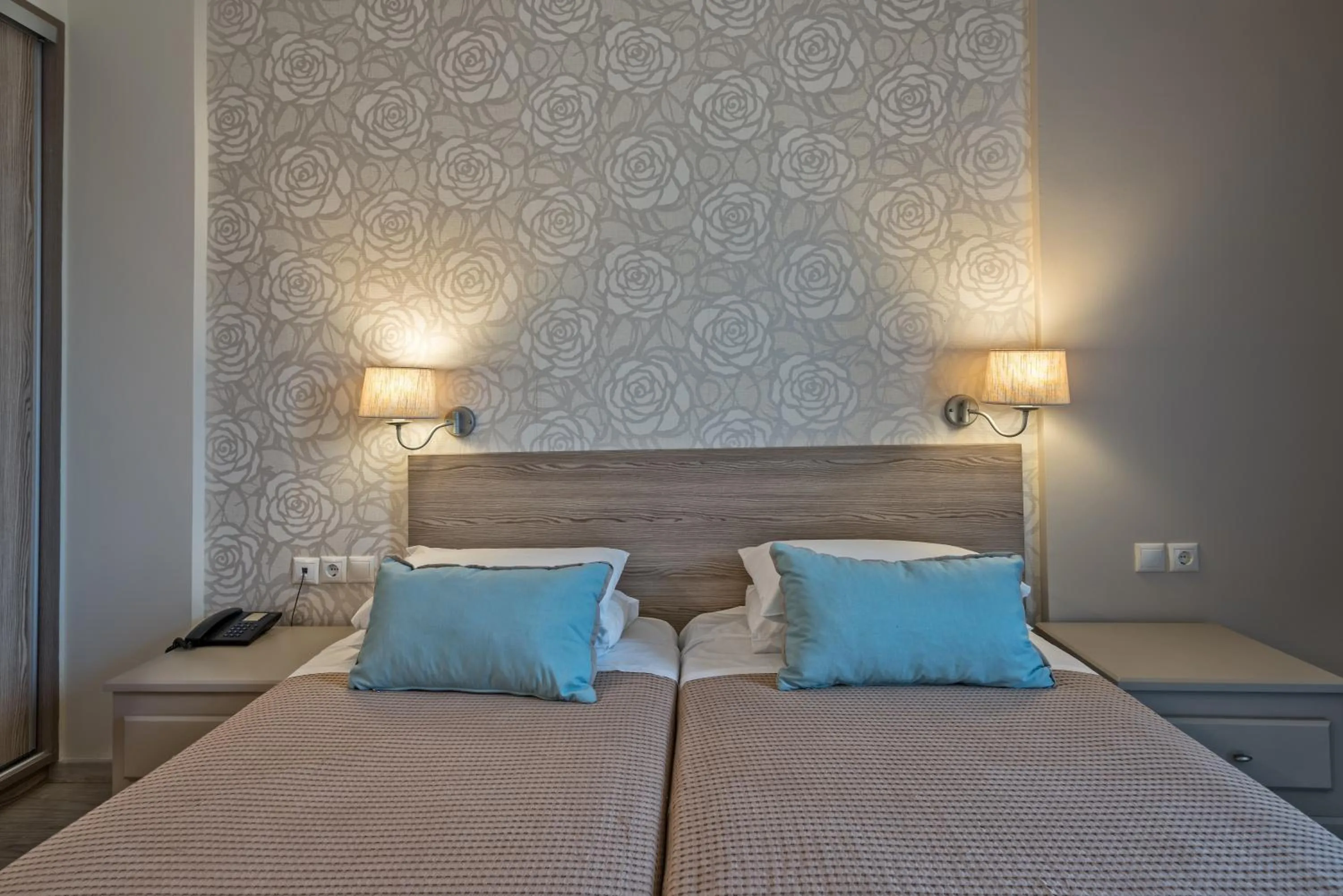 Bed in Lefkoniko Residence Beach & Bay