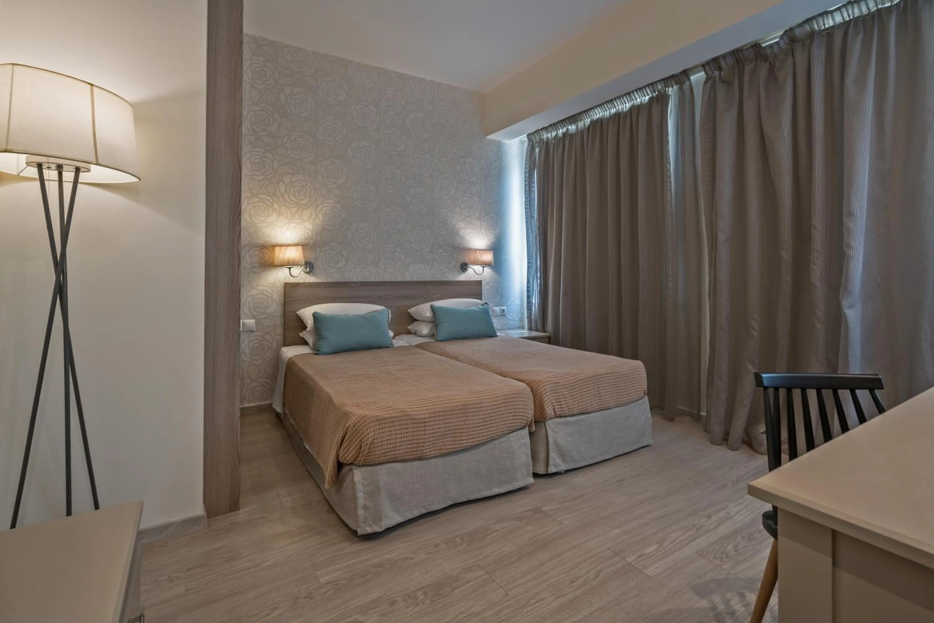 Bed in Lefkoniko Residence Beach & Bay