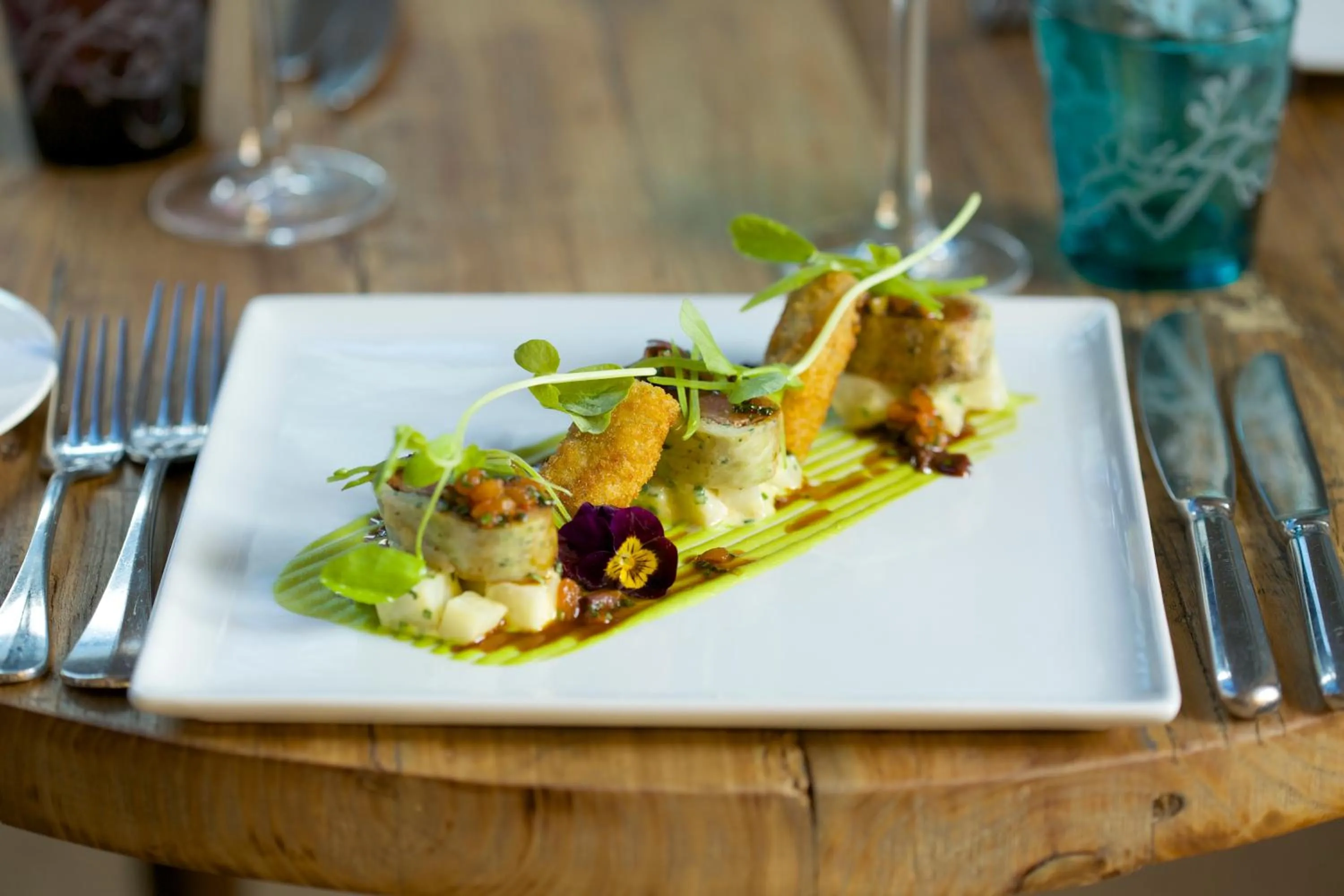 Food close-up in The Broadway Hotel