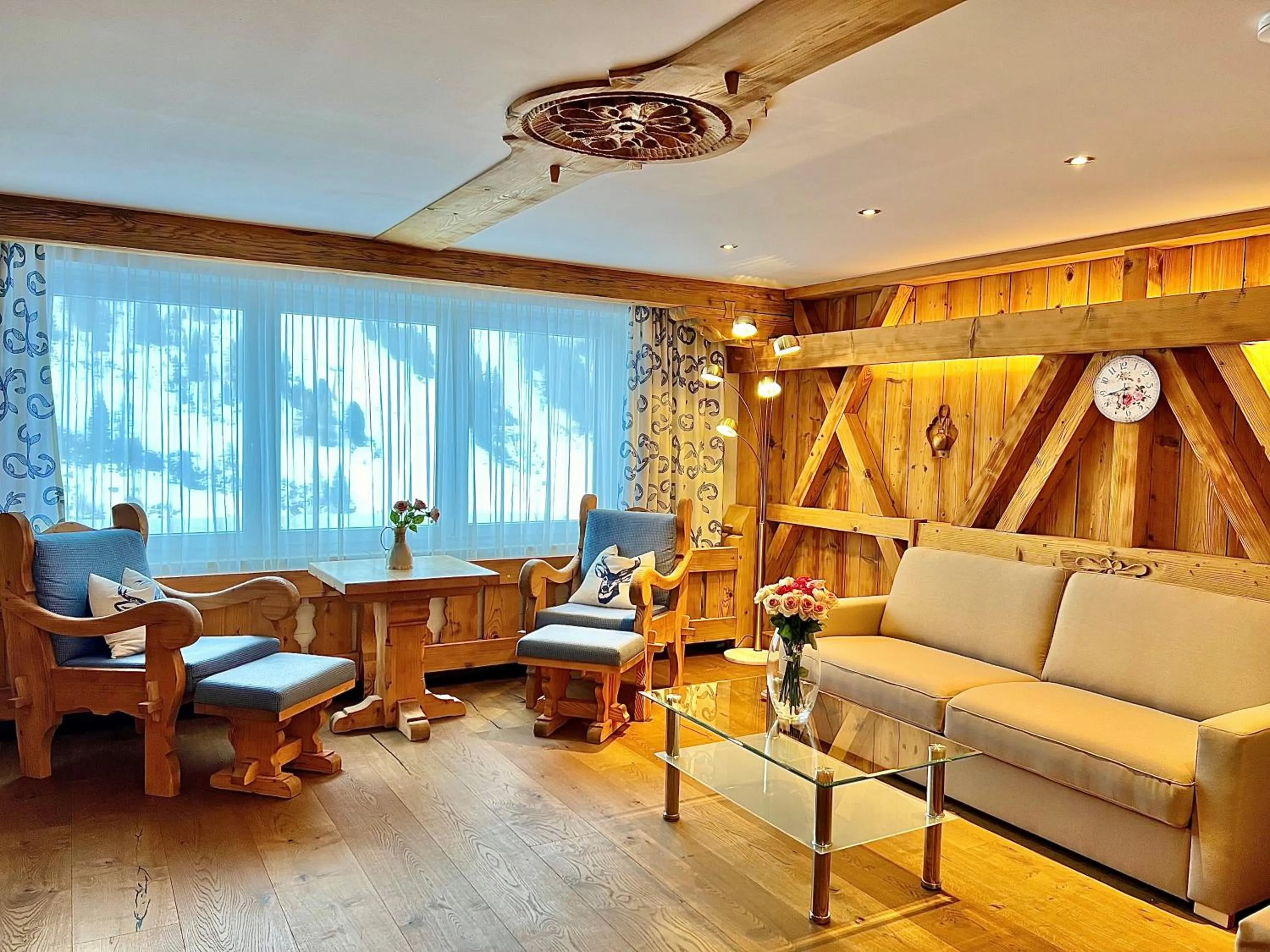 Living room in Andi's Skihotel
